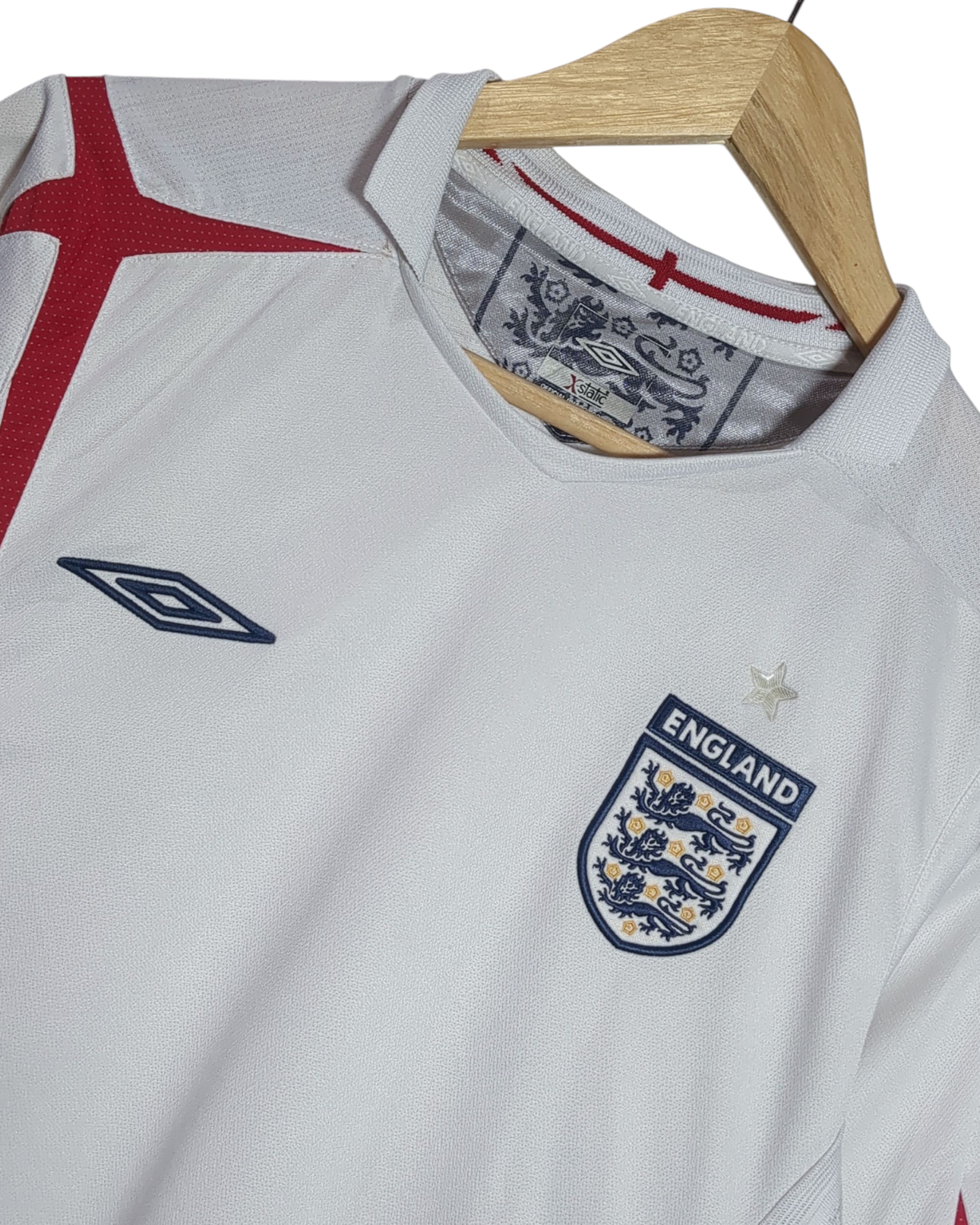 2005-07 England Umbro Home Shirt - (M)