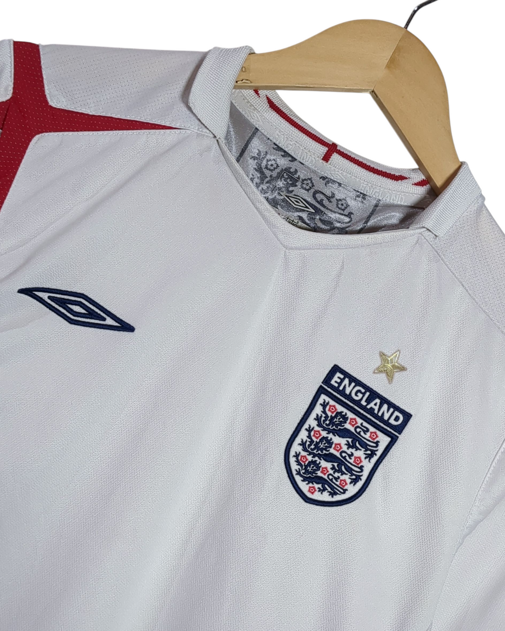 2005-07 England Umbro Home Shirt - (M)