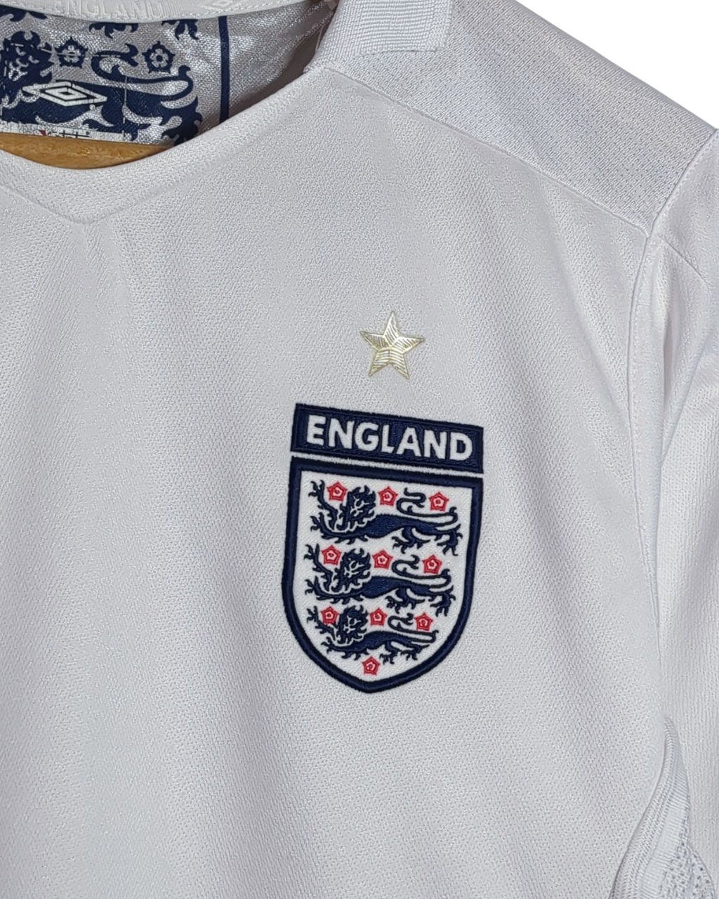 2005-07 England Umbro Home Shirt - (M)