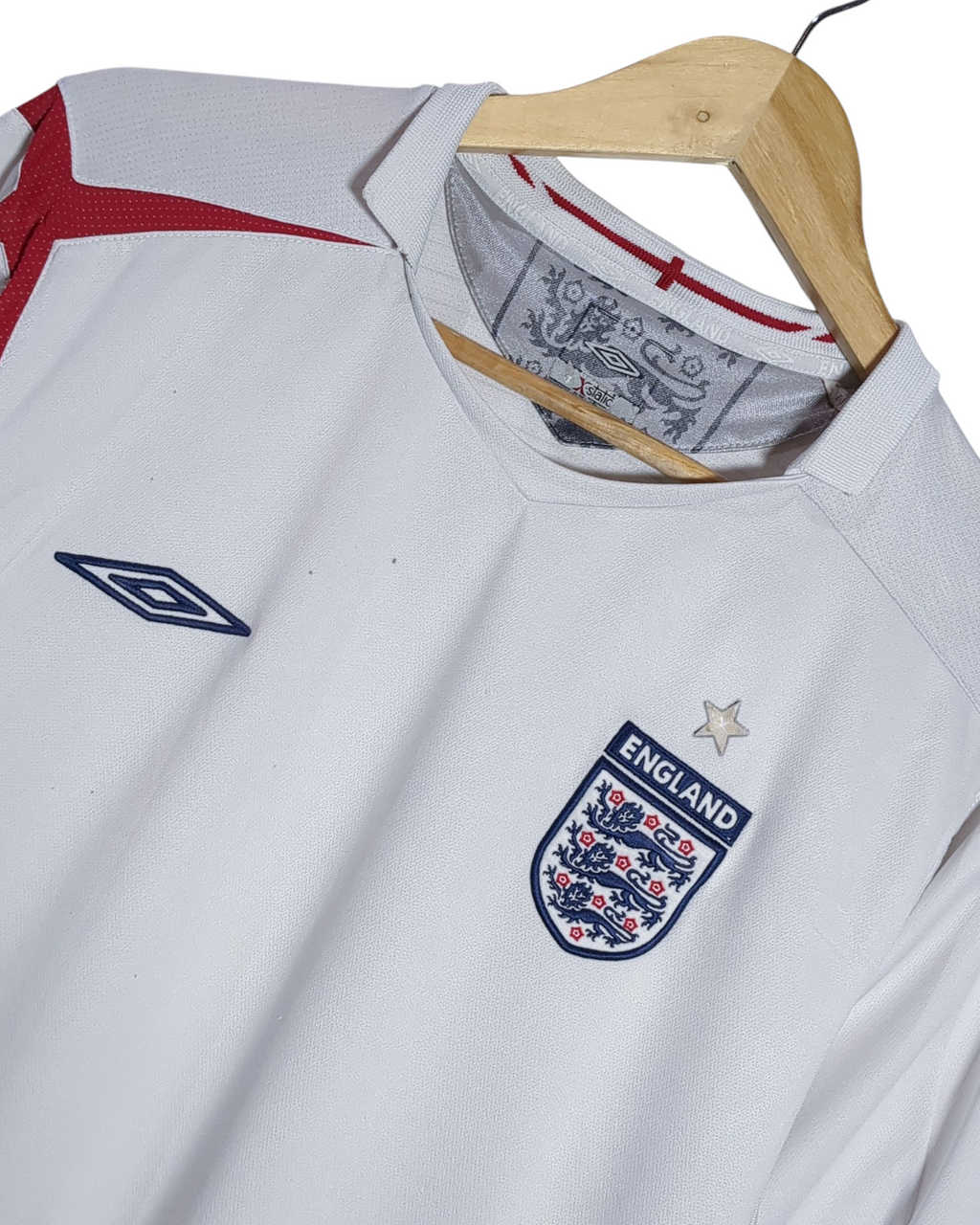 2005-07 England Umbro Home Shirt - (L)
