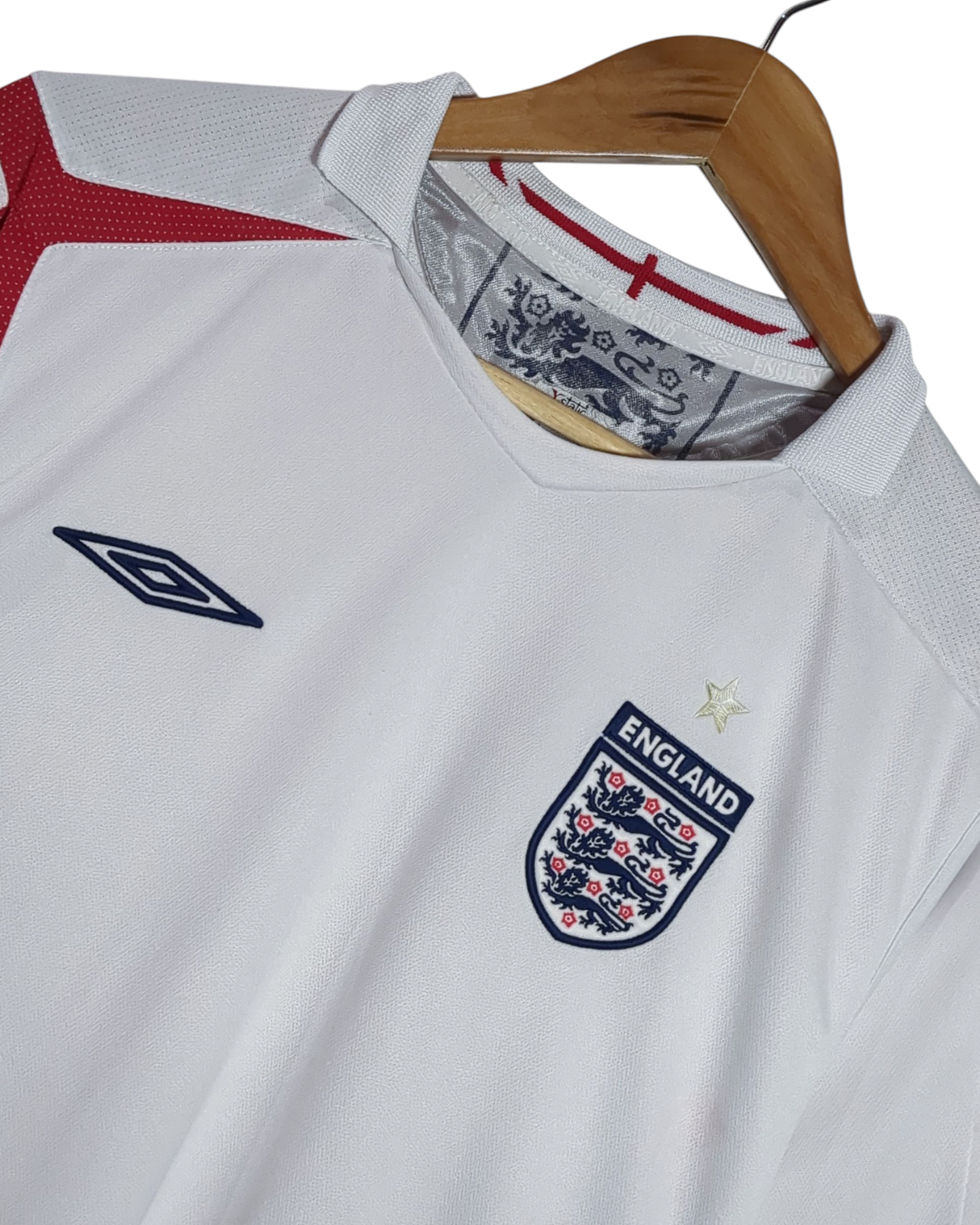 2005-07 England Umbro Home Shirt - (L)
