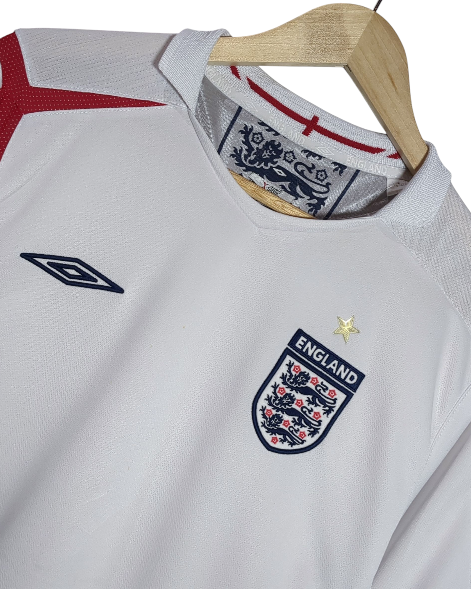 2005-07 England Umbro Home Shirt - (L)