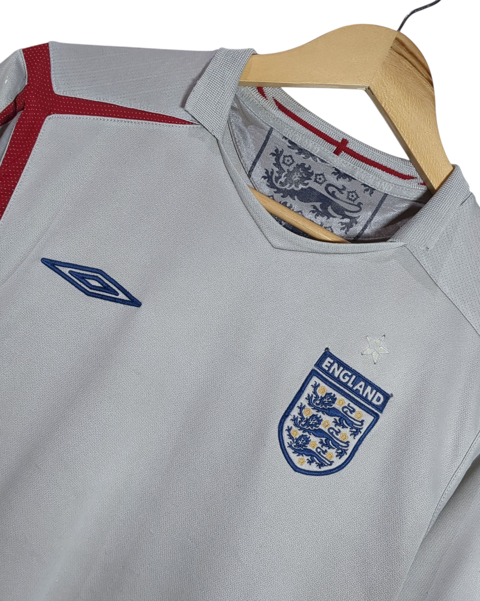 2005-07 England Umbro Home Shirt - (M)