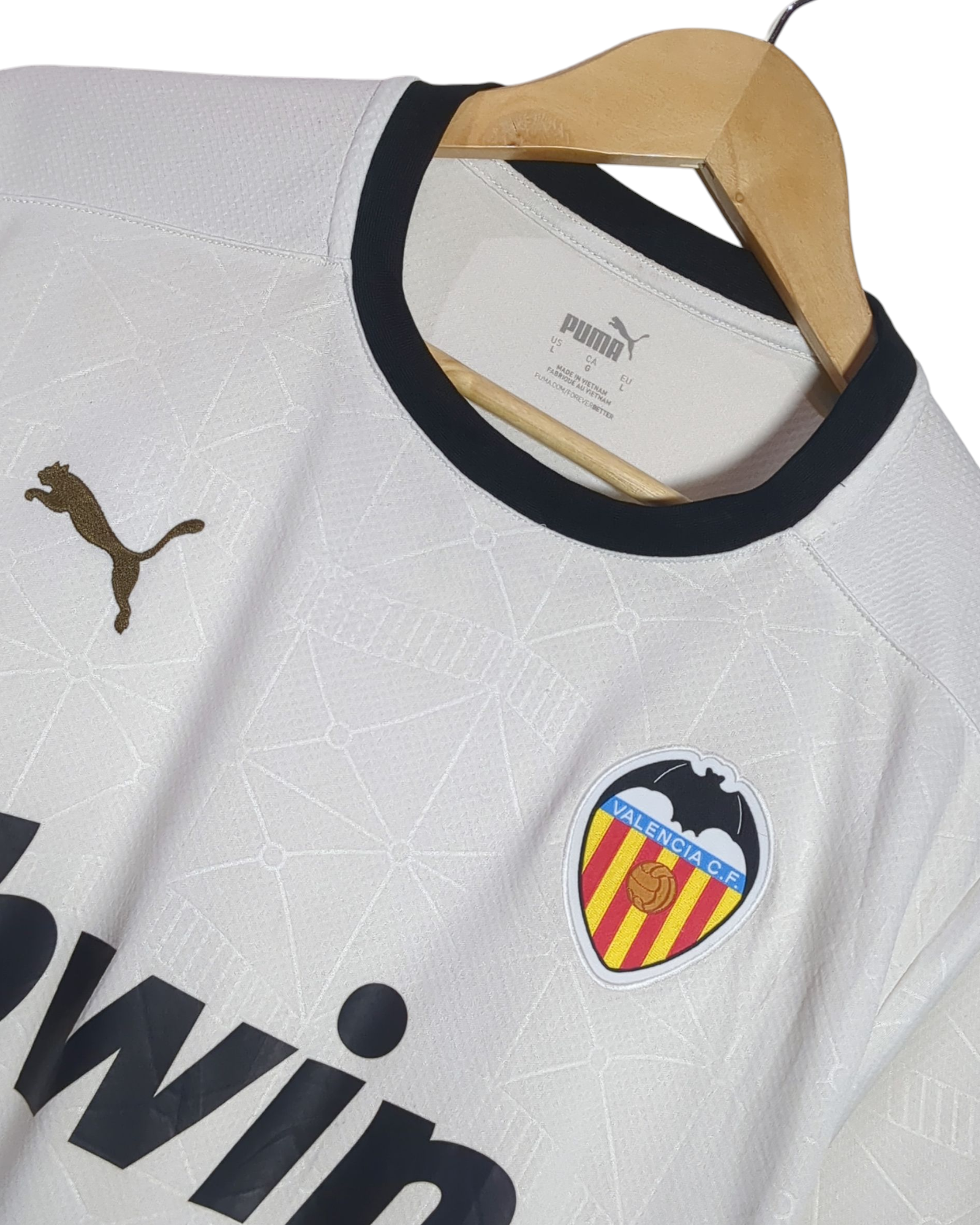 2020-21 Valencia Puma Home Shirt - (L)