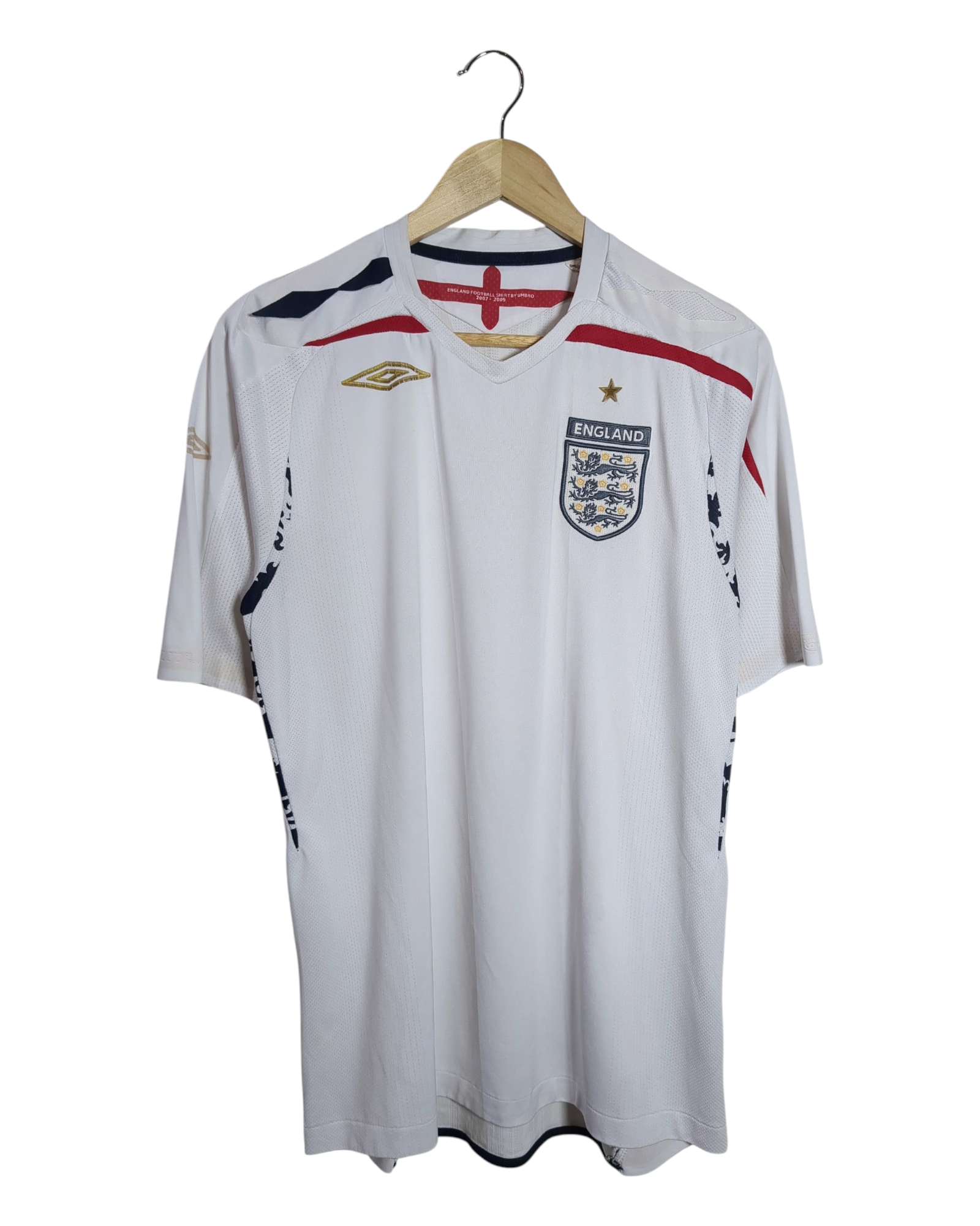 2007-09 England Umbro Home Shirt - (M)