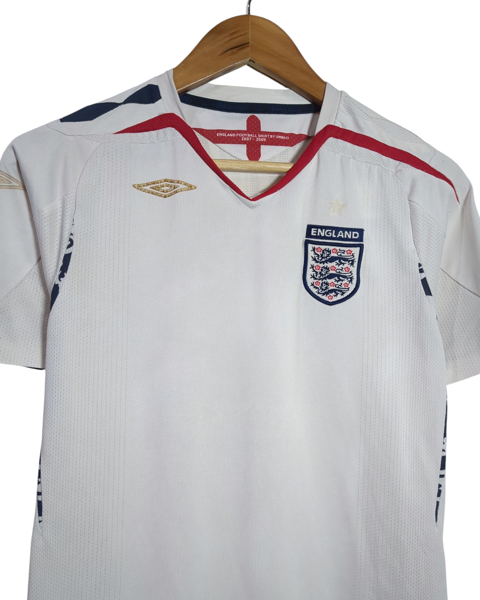 2007-09 England Umbro Home Shirt - (L.Boys)