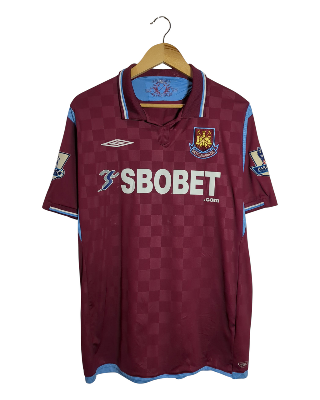 2009-10 West Ham Umbro Home Shirt #22 Da Costa - (L)