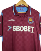 2009-10 West Ham Umbro Home Shirt #22 Da Costa - (L)