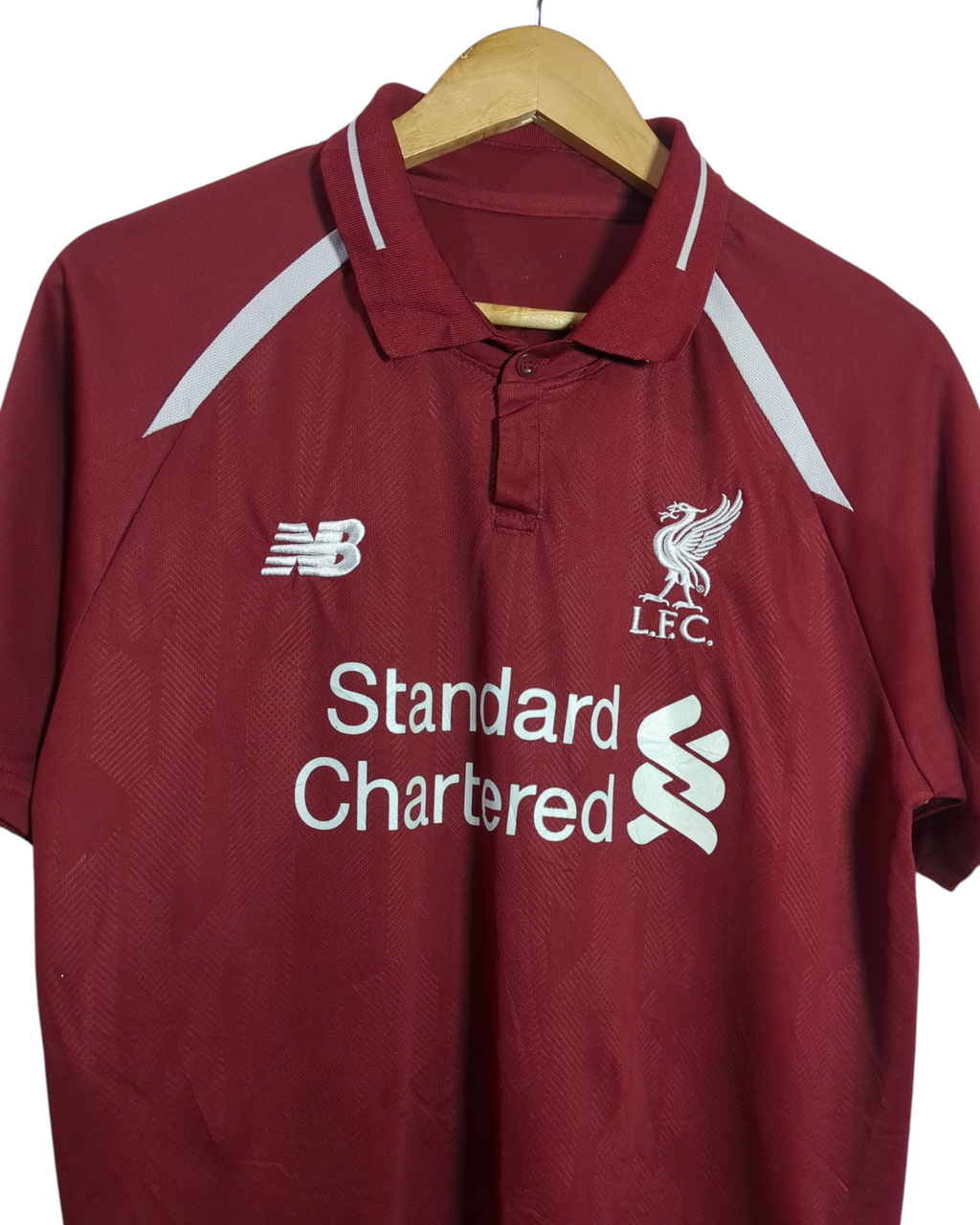 2018-19 Liverpool New Balance Home Shirt #58 Woodburn - (M)
