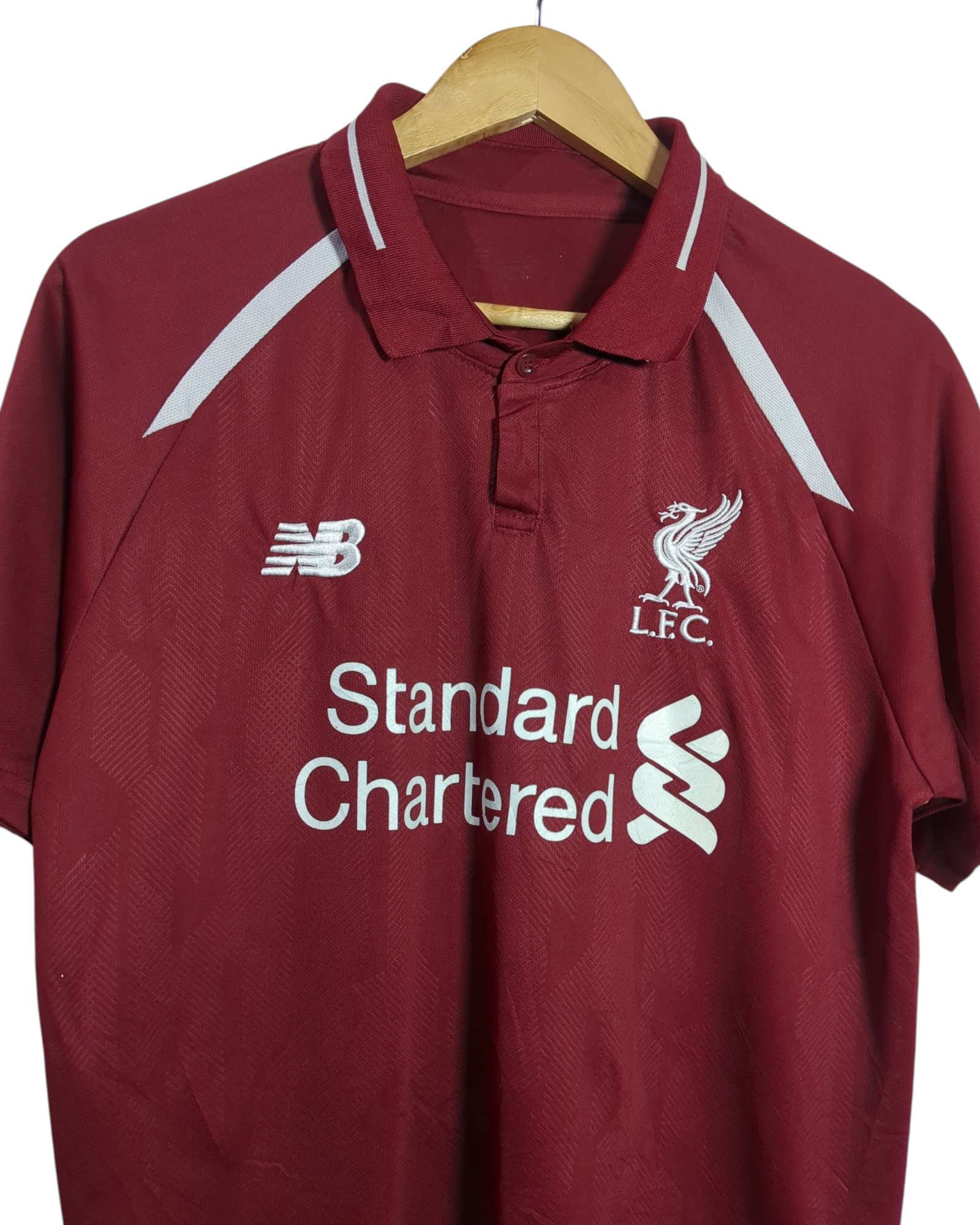 2018-19 Liverpool New Balance Home Shirt #58 Woodburn - (M)