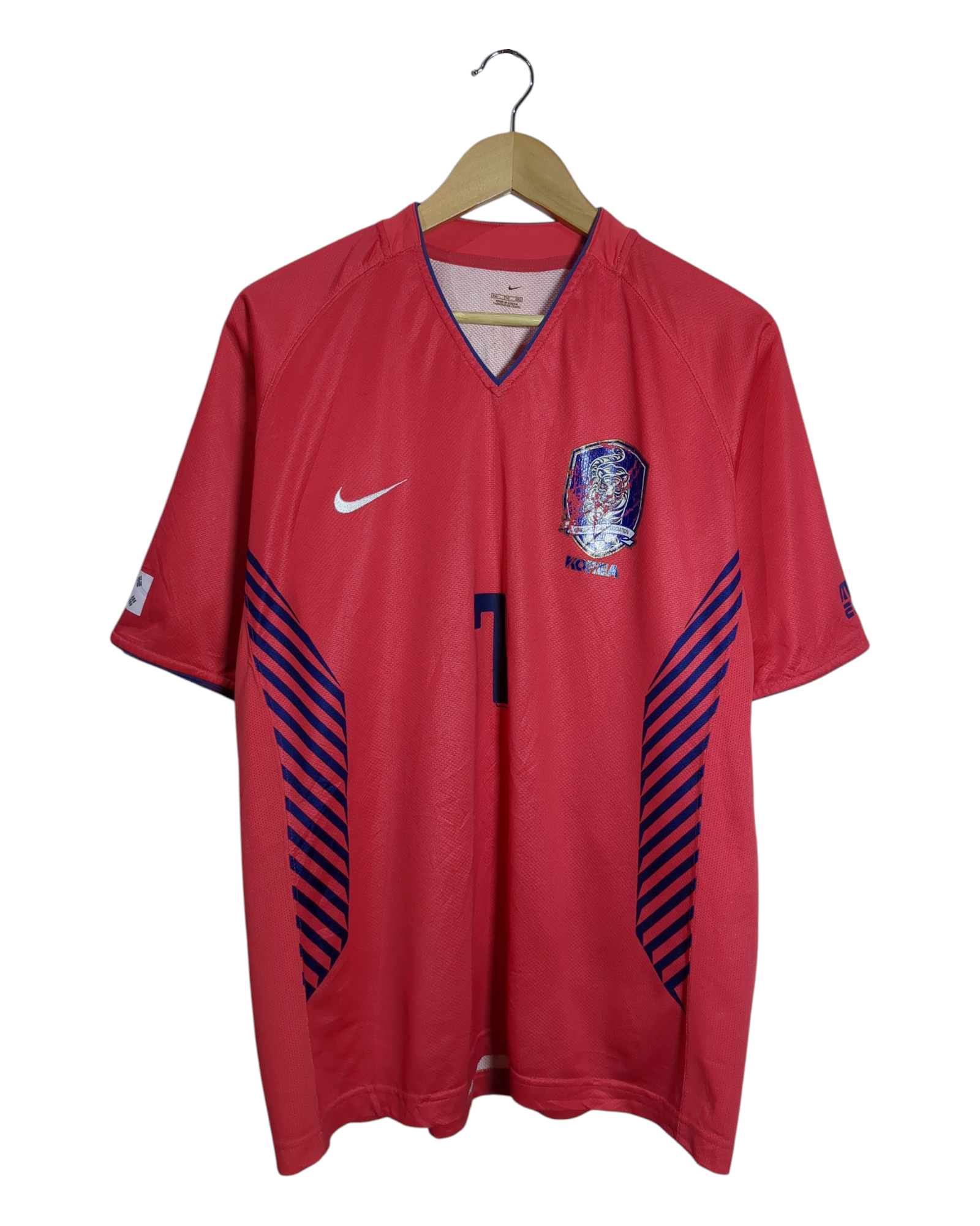 2006-08 South Korea Nike Home Shirt #7 Ji Sung - (XL)