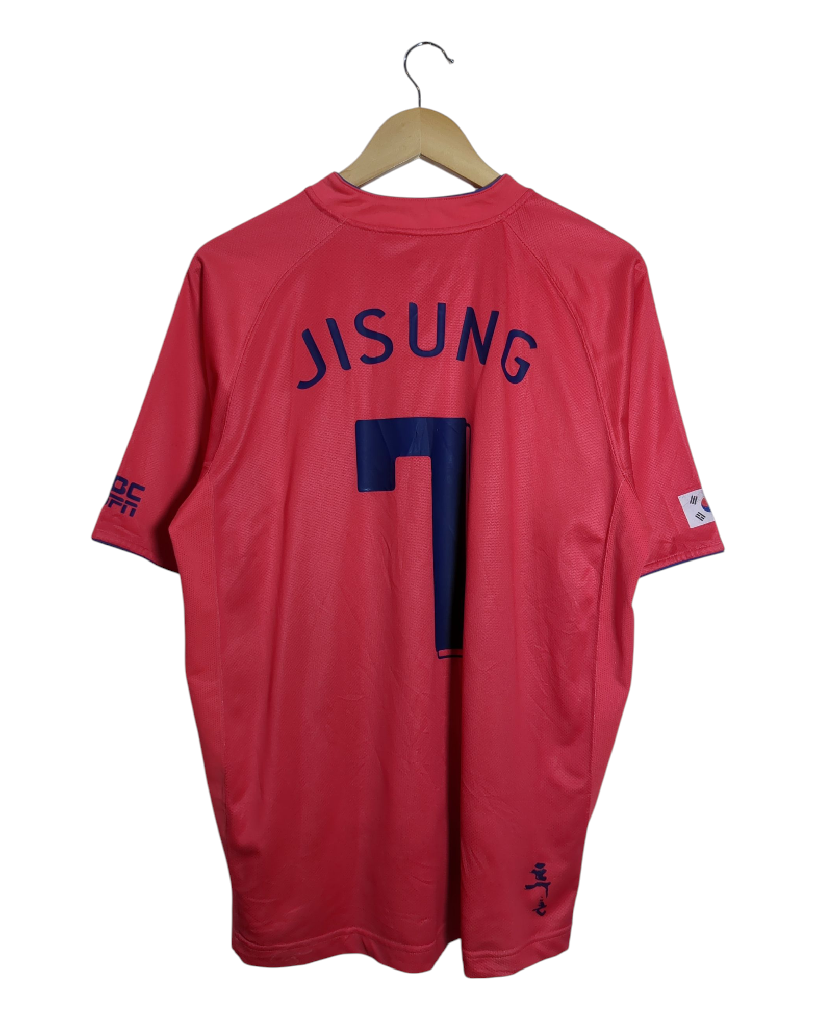 2006-08 South Korea Nike Home Shirt #7 Ji Sung - (XL)