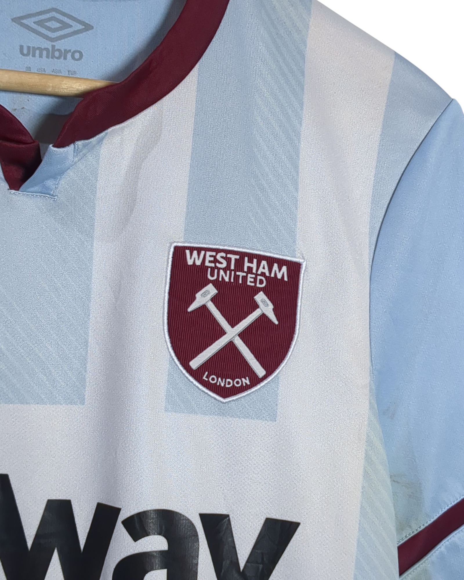 2021-22 West Ham Umbro Away Shirt #9 Antonio - (M)