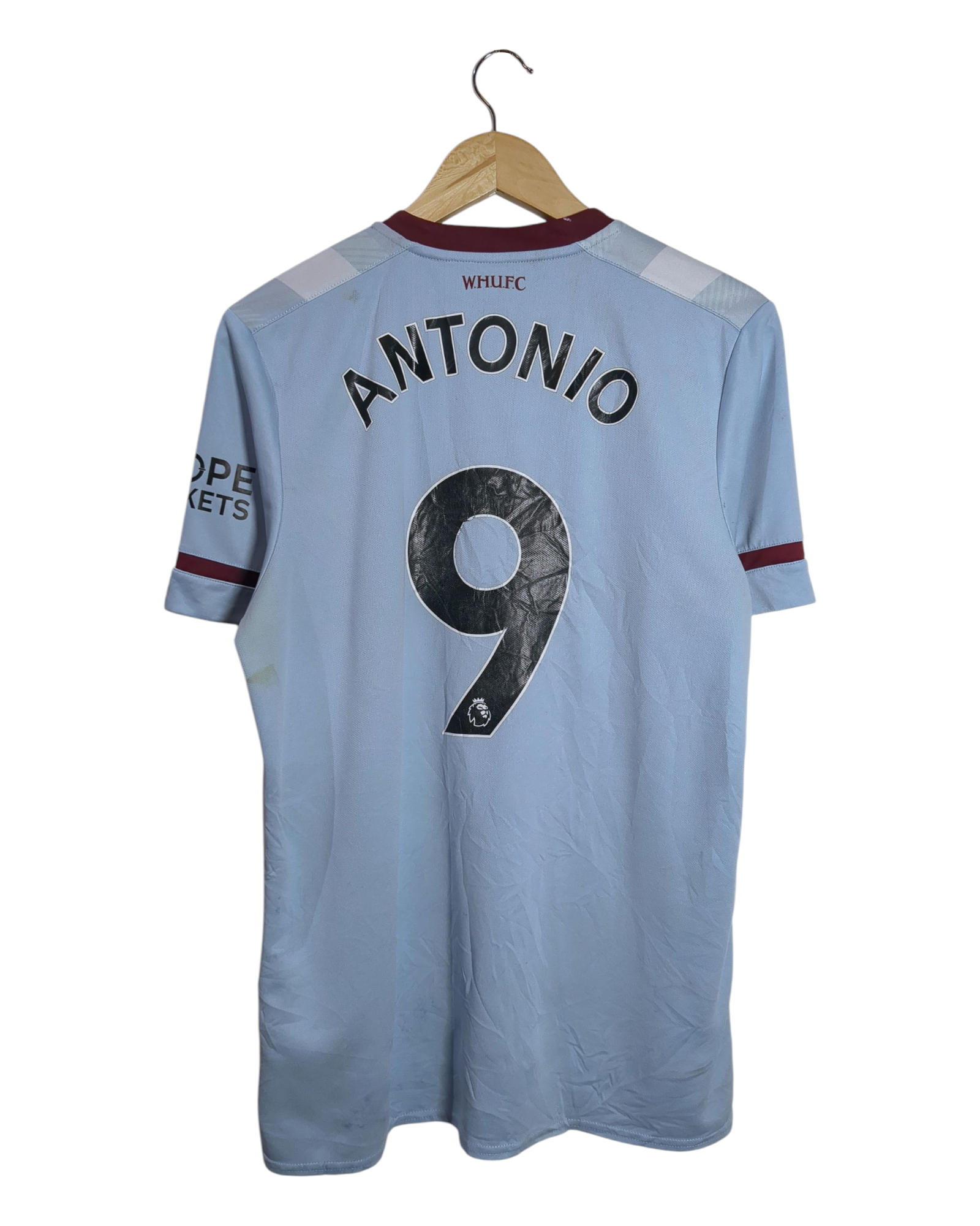 2021-22 West Ham Umbro Away Shirt #9 Antonio - (M)