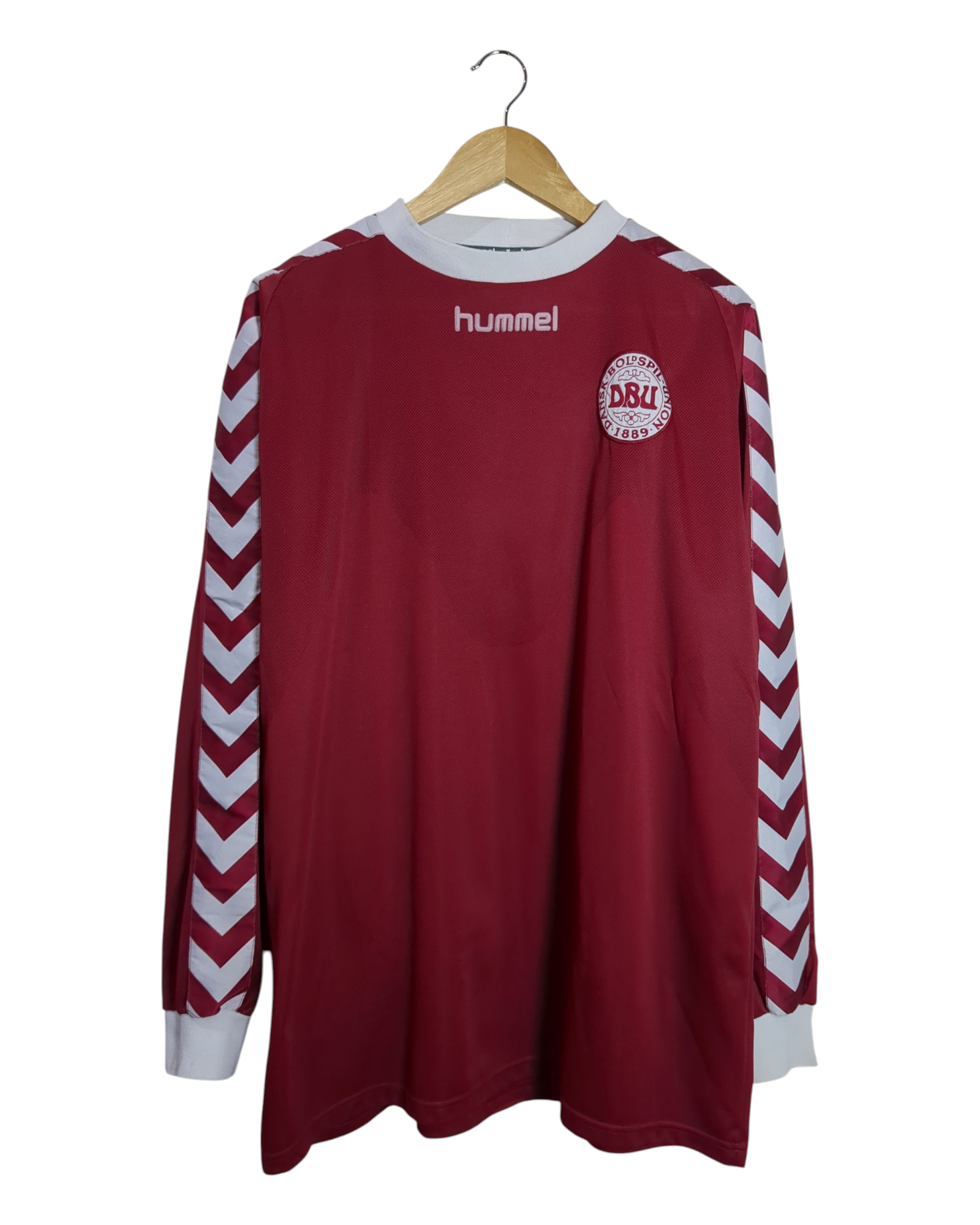 2002-03 Denmark Hummel Home L/S Shirt - (L)