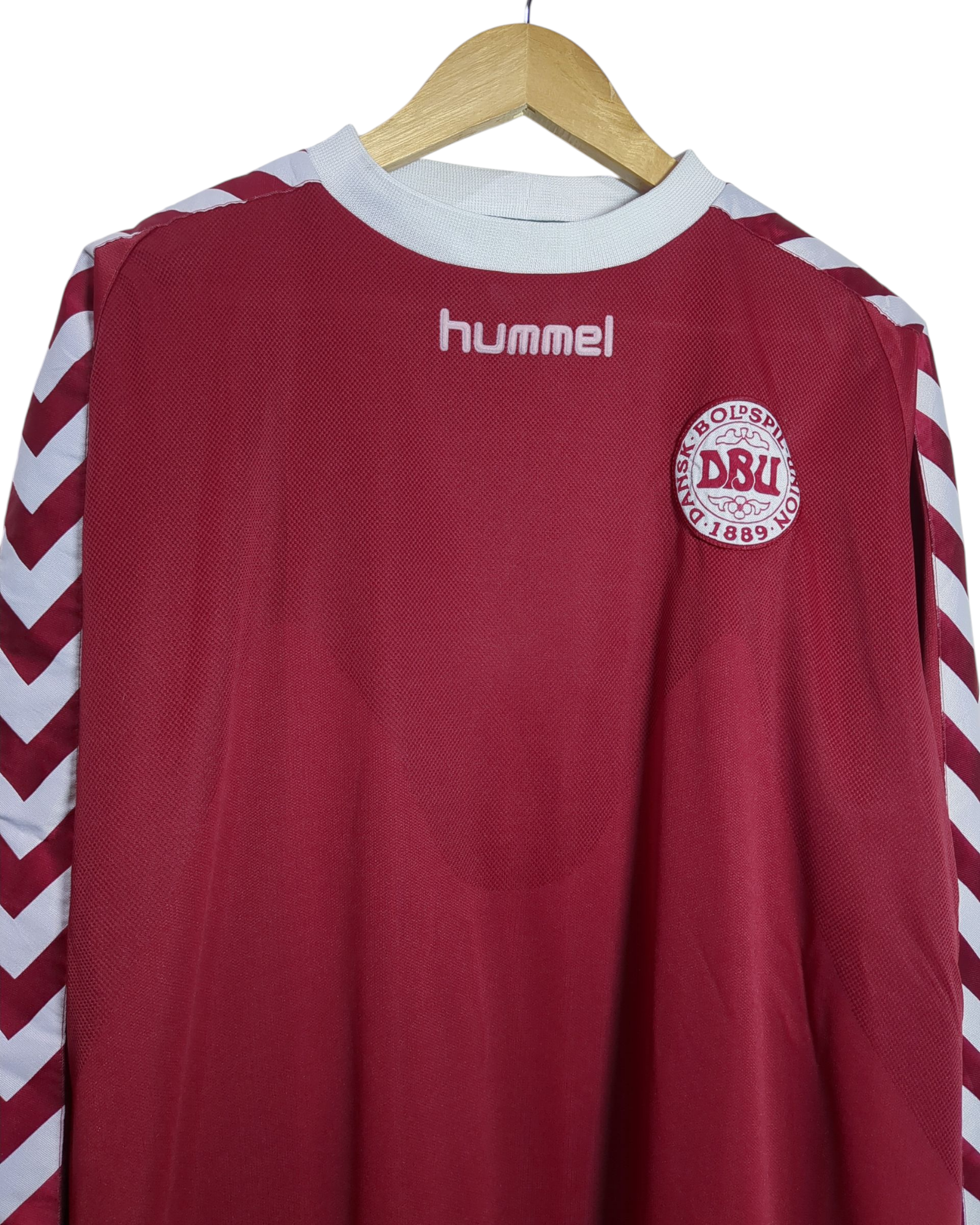2002-03 Denmark Hummel Home L/S Shirt - (L)