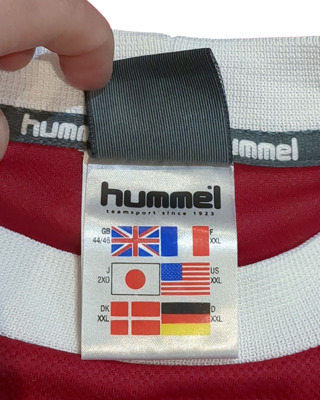 2002-03 Denmark Hummel Home L/S Shirt - (L)