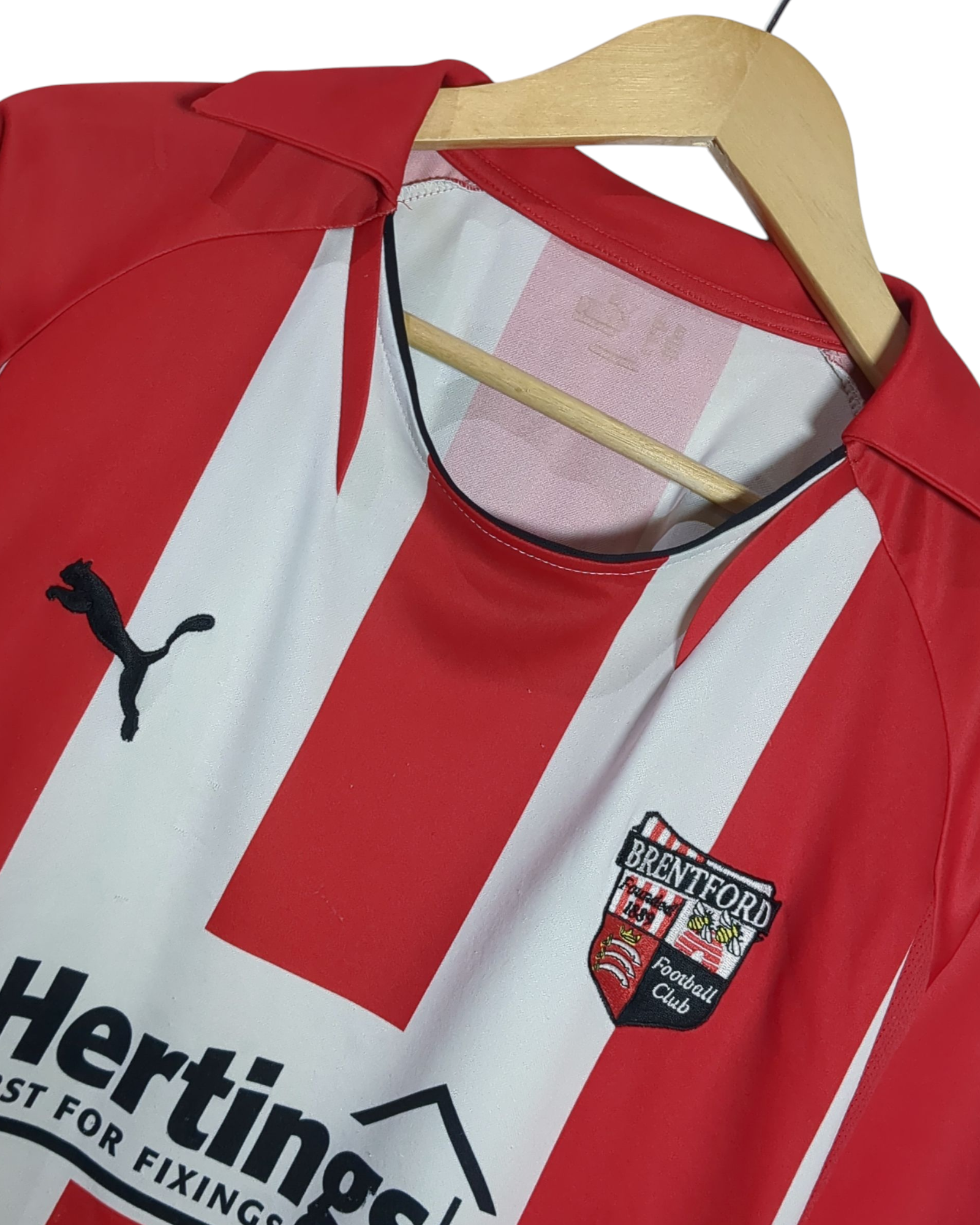 2008-09 Brentford Puma Home Shirt #16 - (XL)