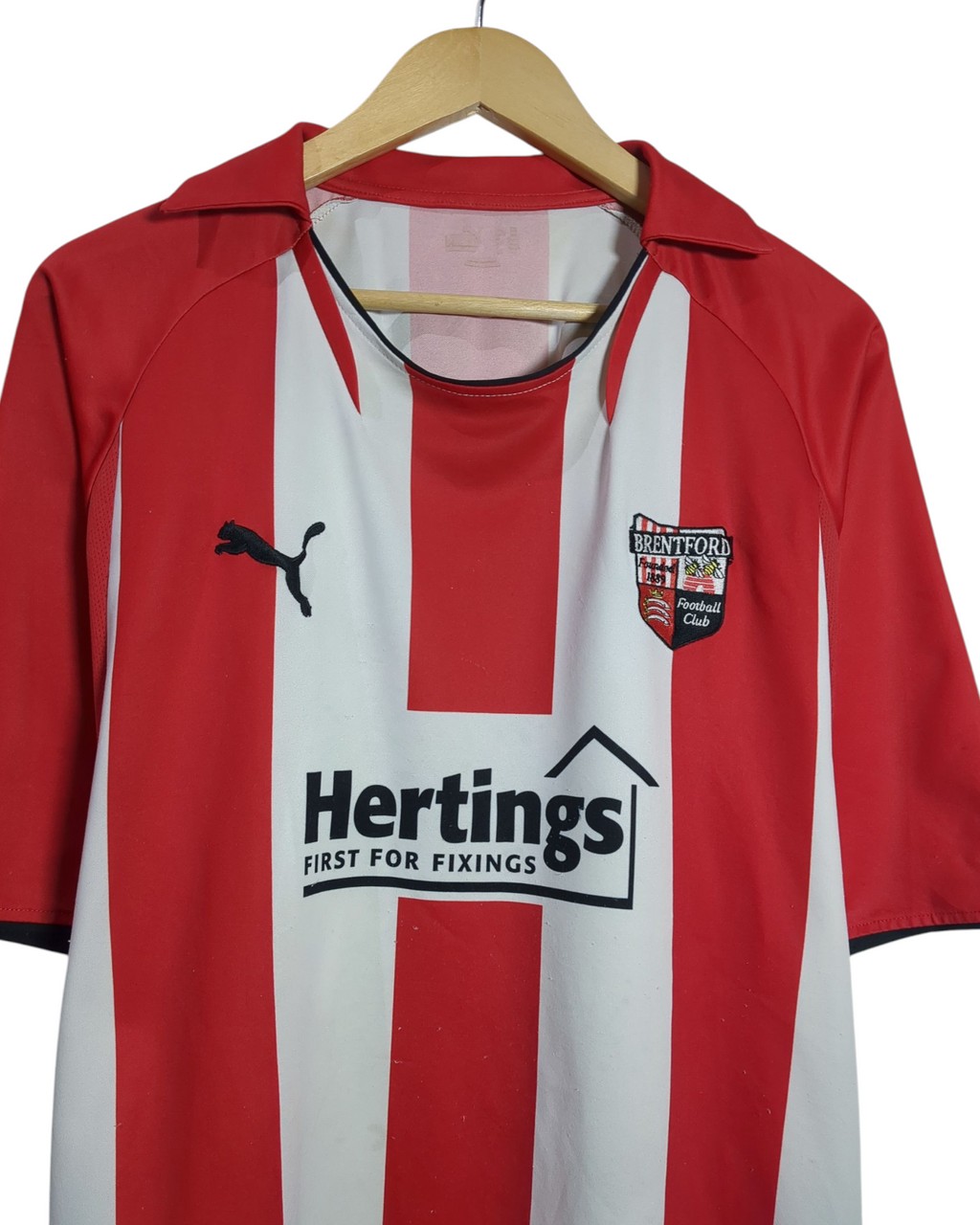 2008-09 Brentford Puma Home Shirt #16 - (XL)