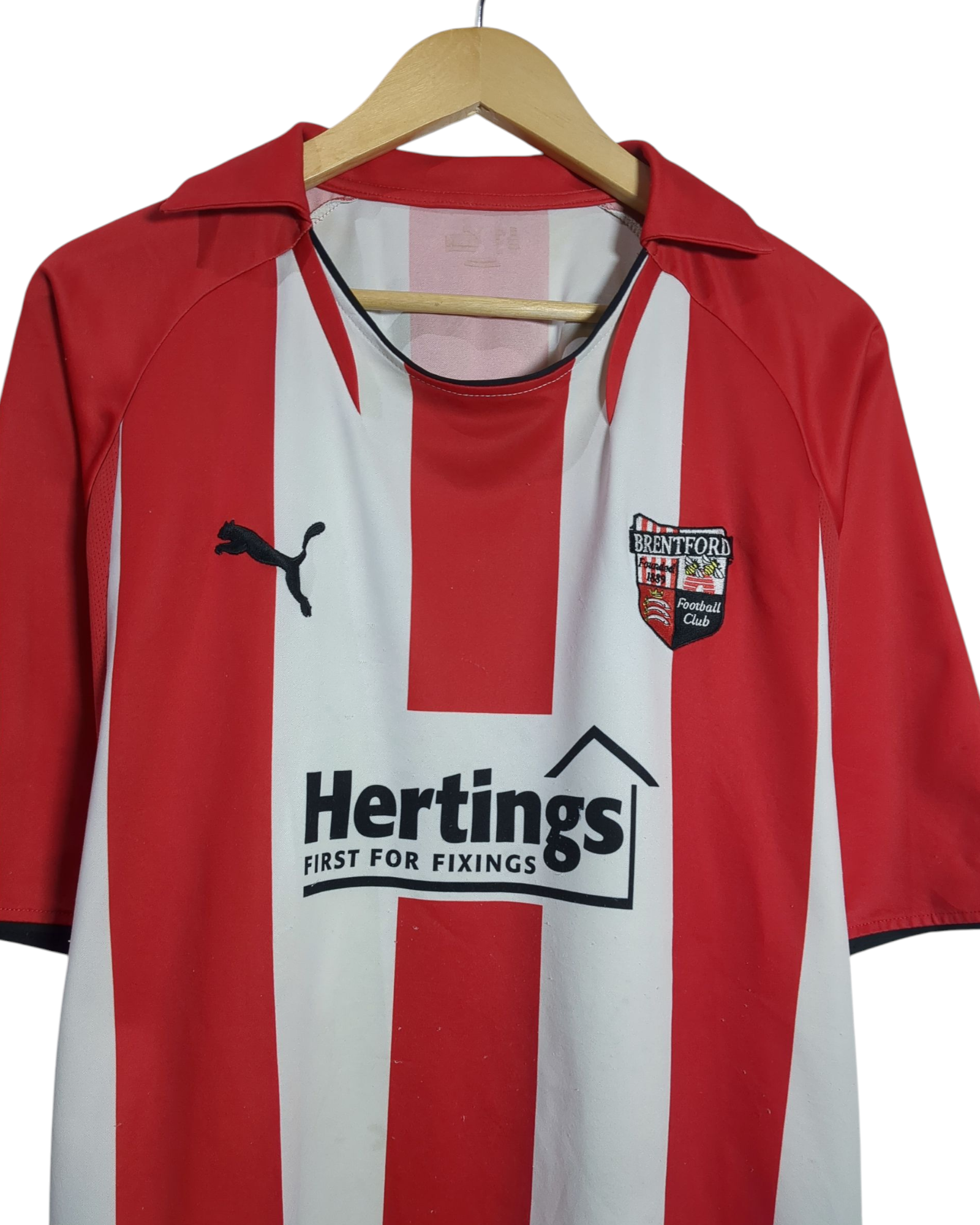 2008-09 Brentford Puma Home Shirt #16 - (XL)
