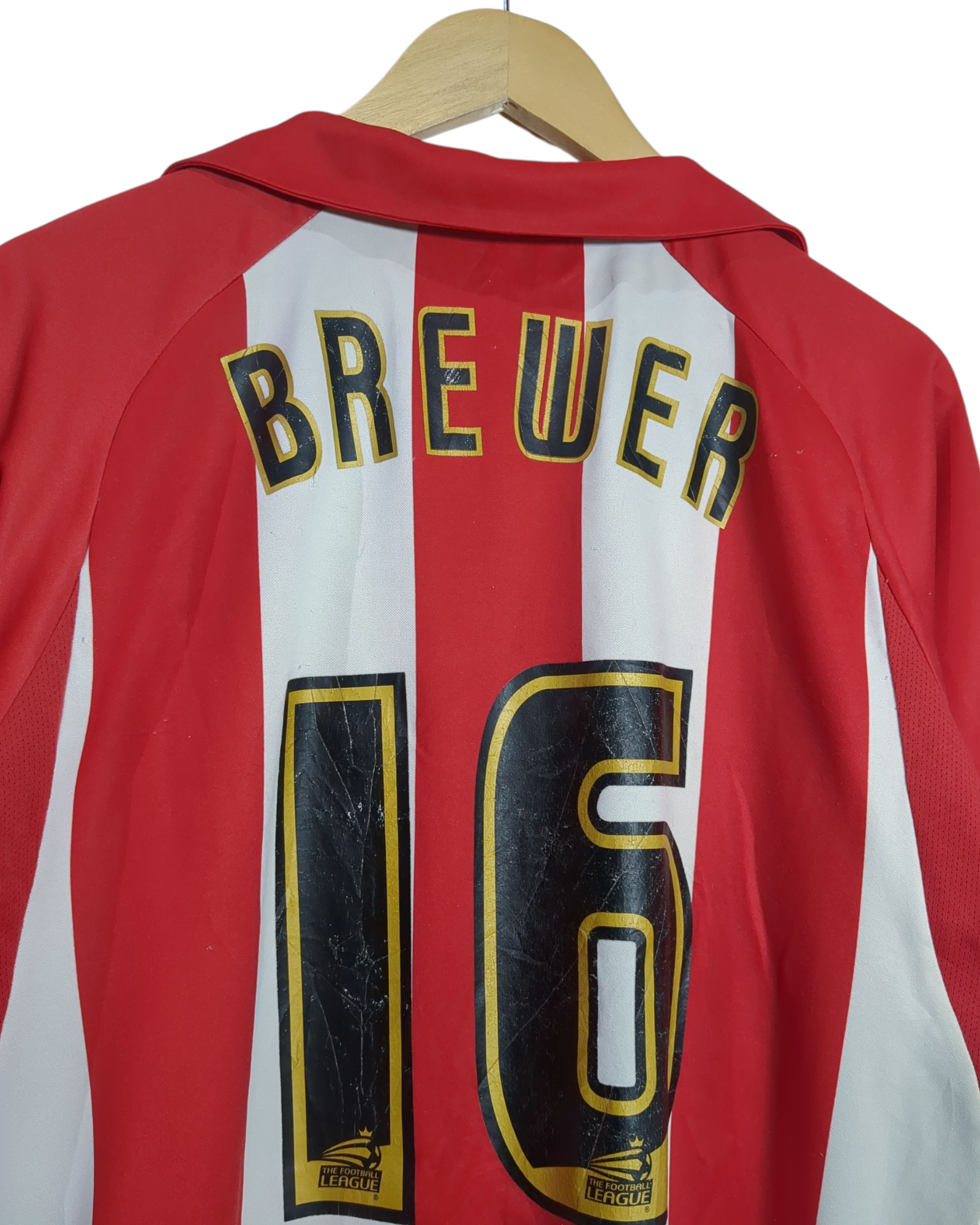 2008-09 Brentford Puma Home Shirt #16 - (XL)