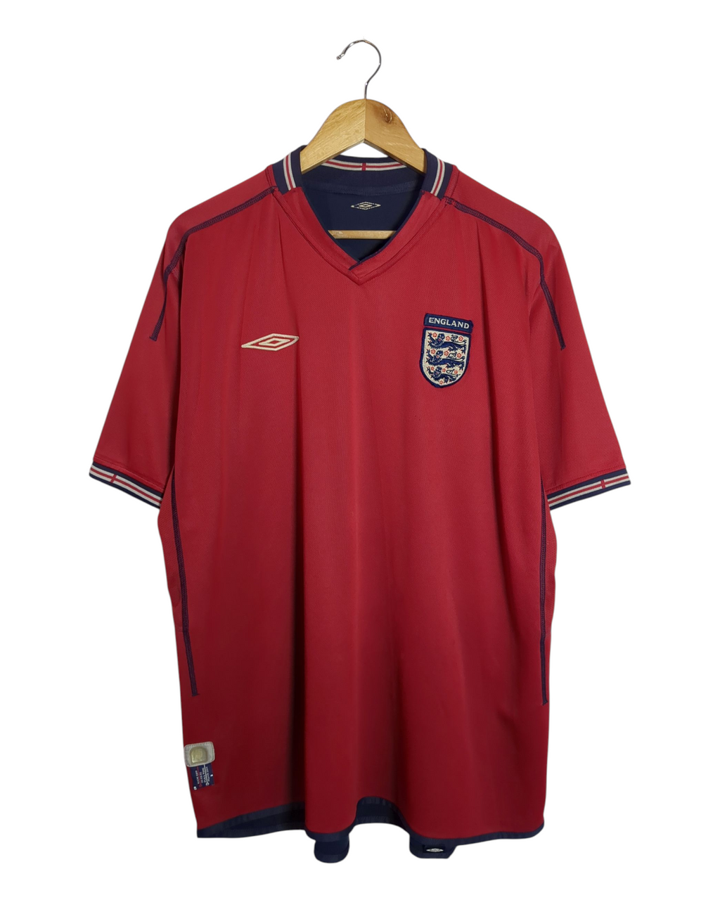 2002-04 England Umbro Reversible Away Shirt - (XL)