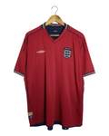2002-04 England Umbro Reversible Away Shirt - (XL)