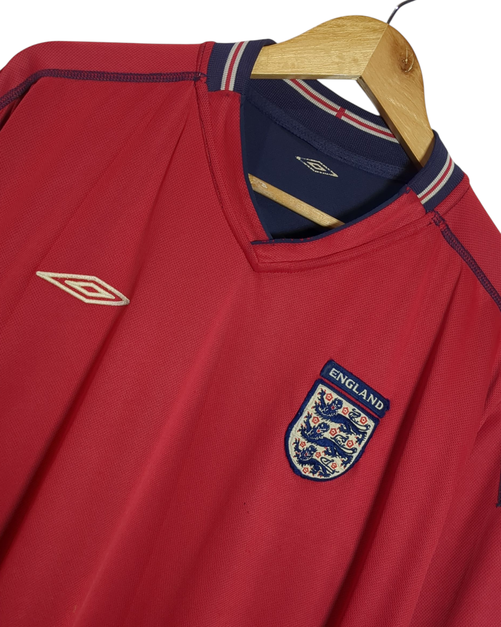 2002-04 England Umbro Reversible Away Shirt - (XL)