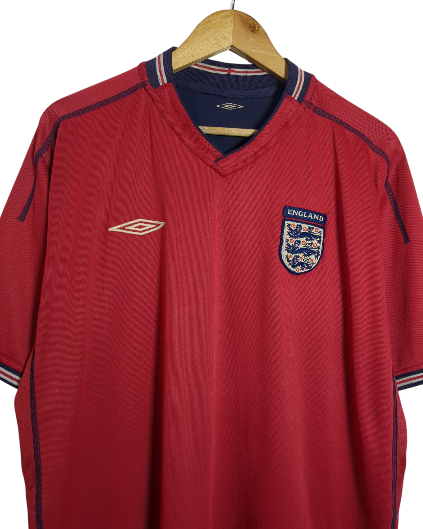 2002-04 England Umbro Reversible Away Shirt - (XL)