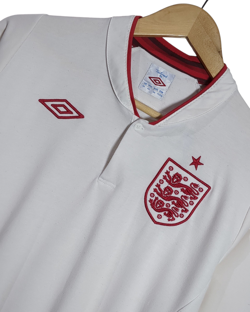 2012-13 England Umbro Home Shirt - (L)