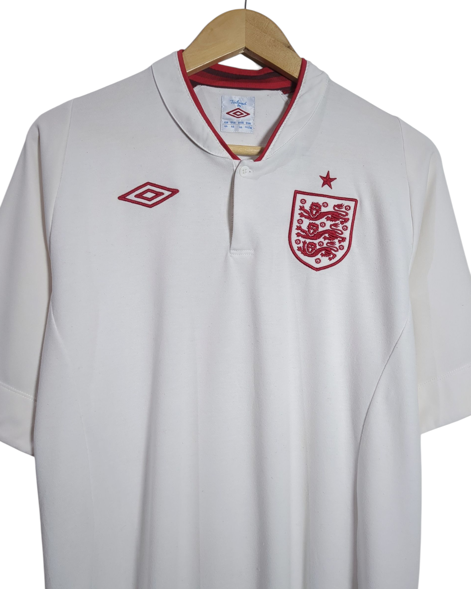 2012-13 England Umbro Home Shirt - (L)
