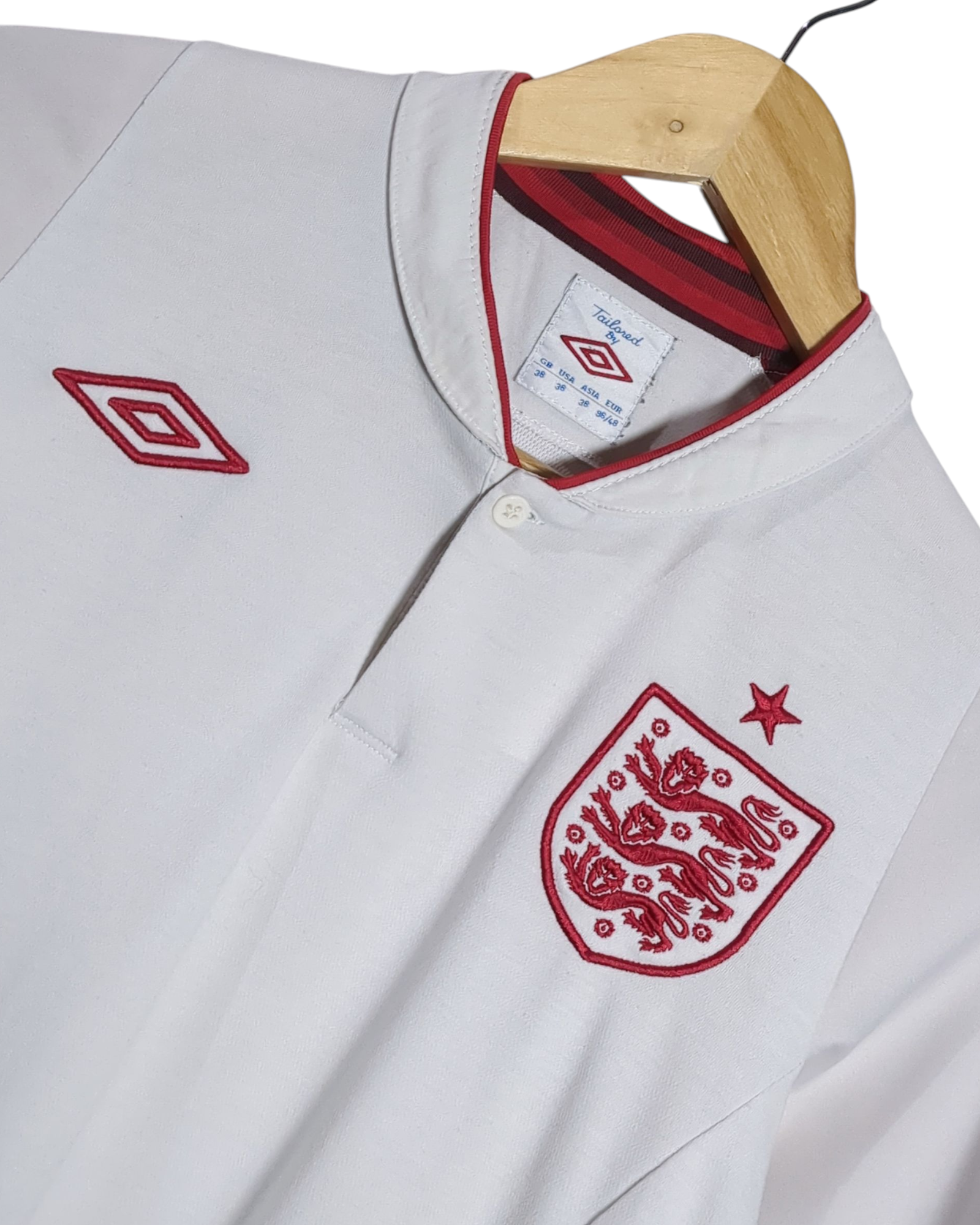 2012-13 England Umbro Home Shirt - (S)