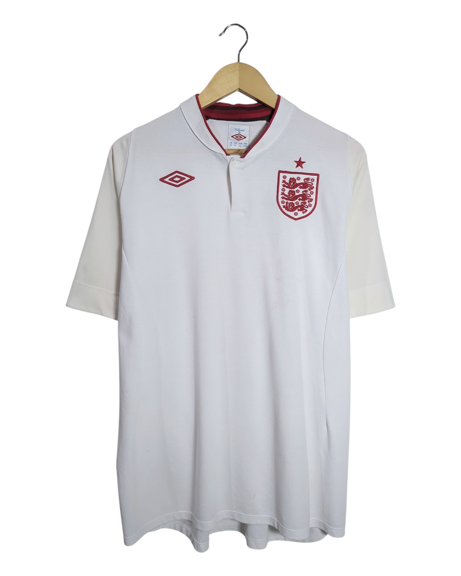 2012-13 England Umbro Home Shirt - (L)
