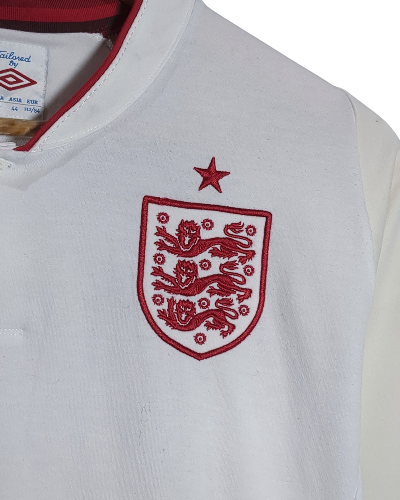 2012-13 England Umbro Home Shirt - (L)
