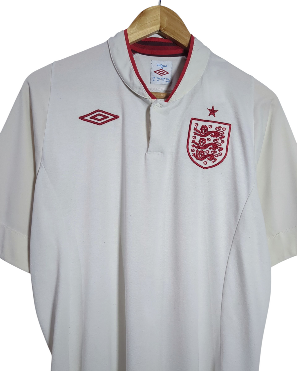 2012-13 England Umbro Home Shirt - (L)