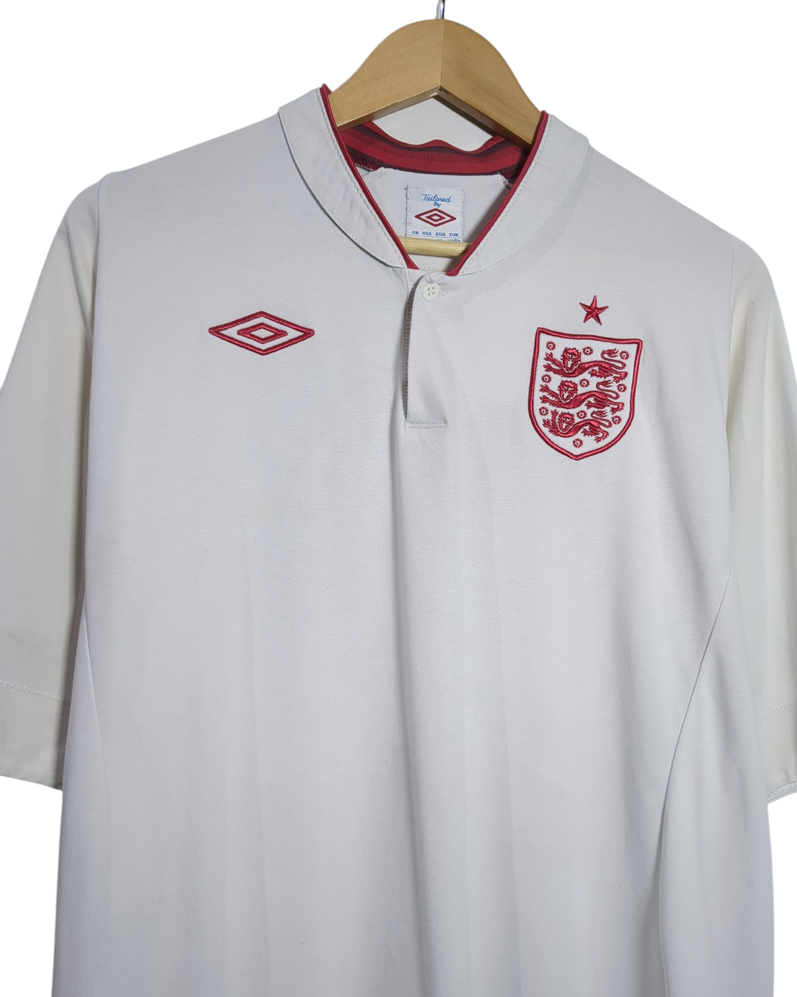 2012-13 England Umbro Home Shirt - (XL)