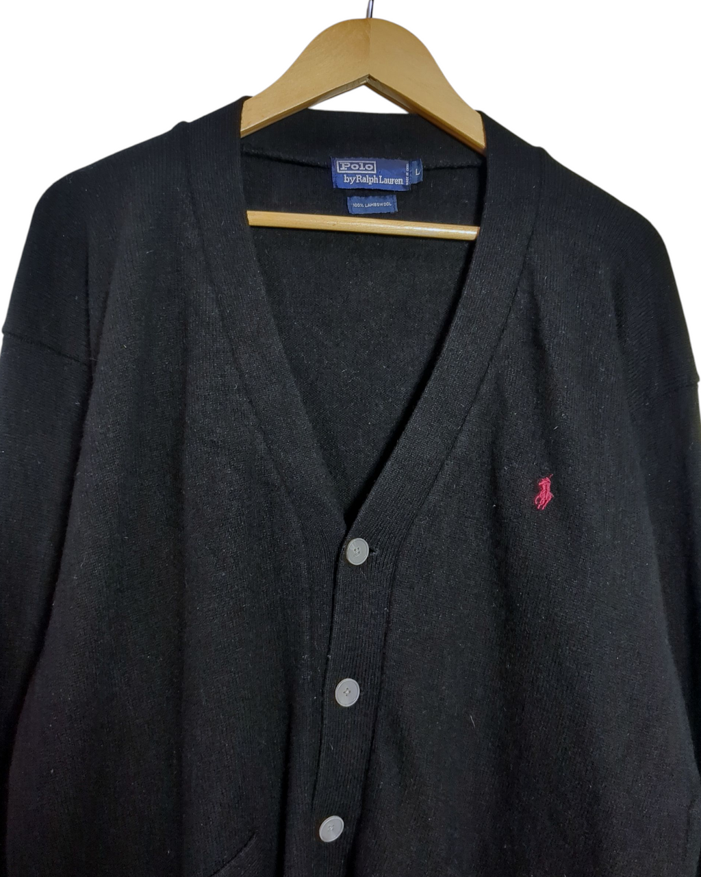 Ralph Lauren 00s Lambswool Cardigan - (XL)