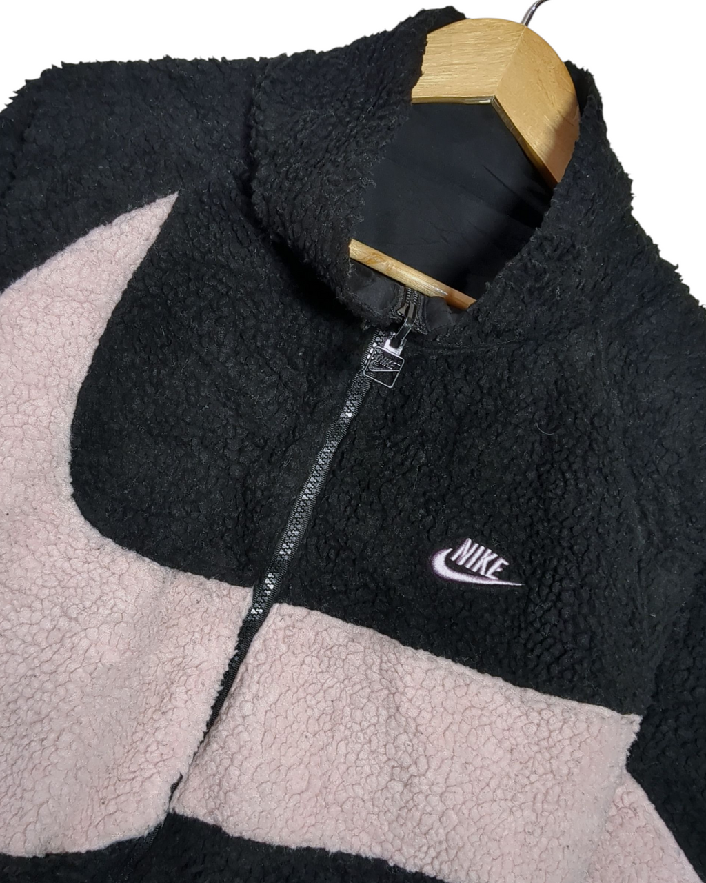 Nike Big Swoosh Reversible Boa Jacket - (XL)