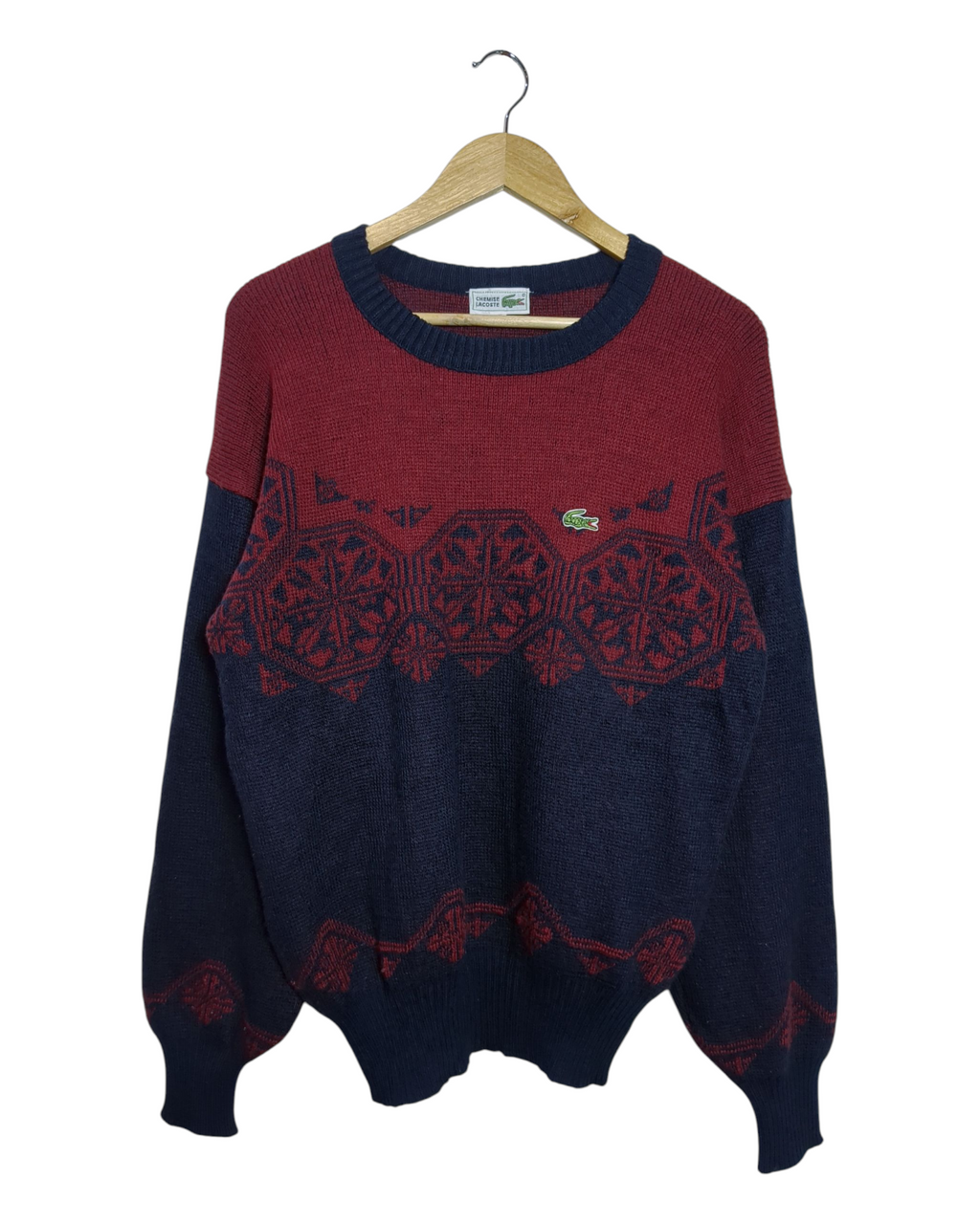 Lacoste 90s Knit Jumper - (L)
