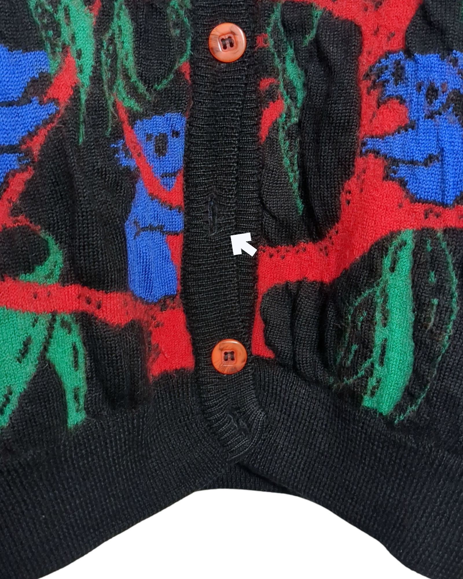 Hysport 90s Floral Koala Cardigan - (M)