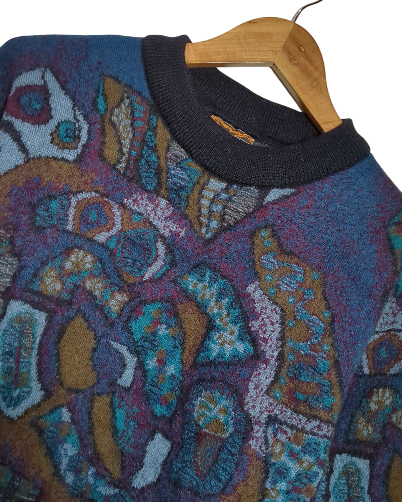 Far Horizons 90s Acrylic Wool Jumper - (S)