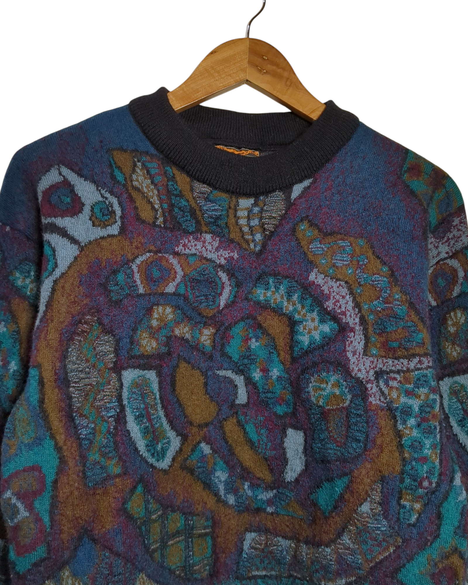 Far Horizons 90s Acrylic Wool Jumper - (S)