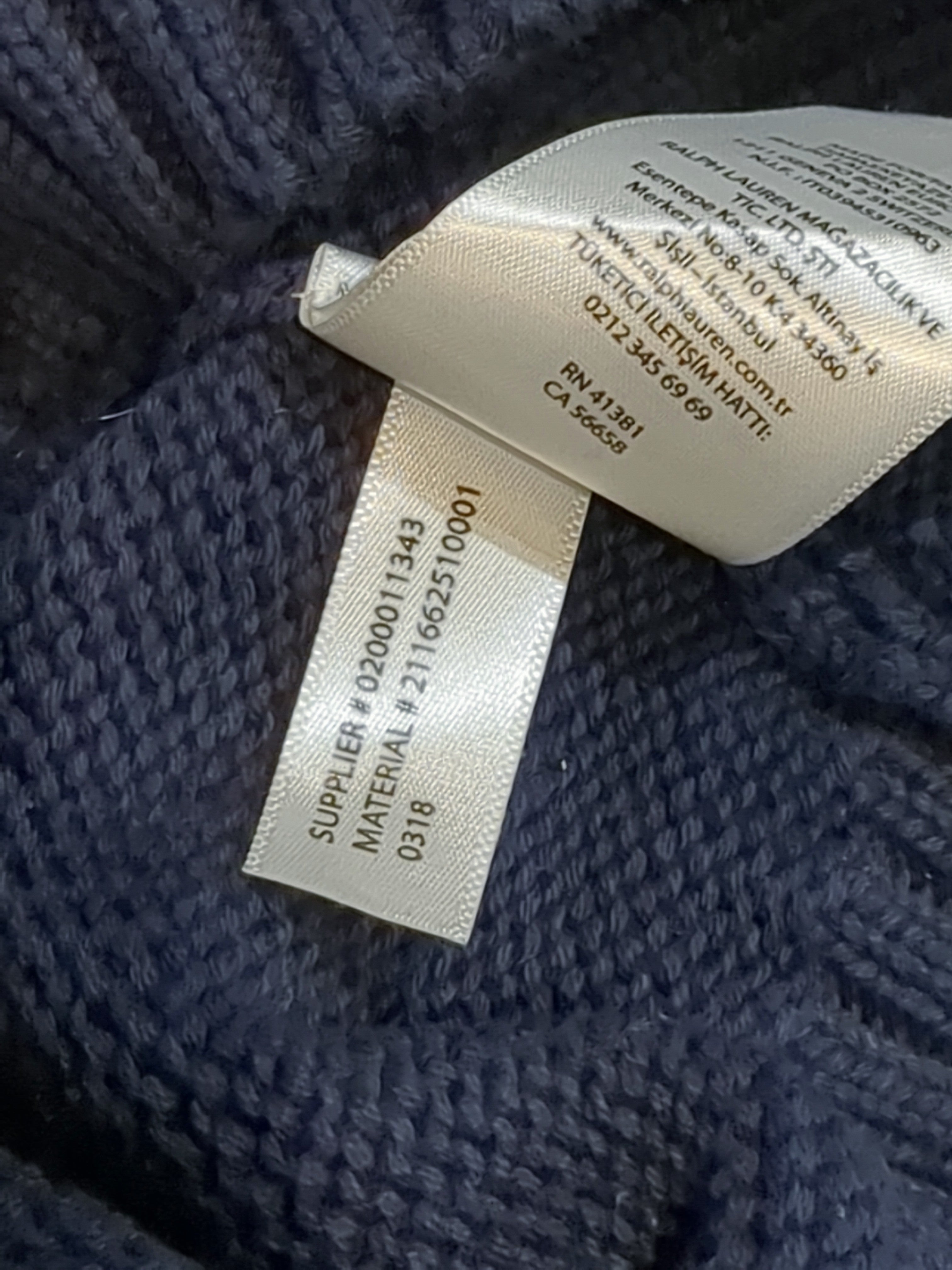 Ralph Lauren Flag Knit Jumper - (S)