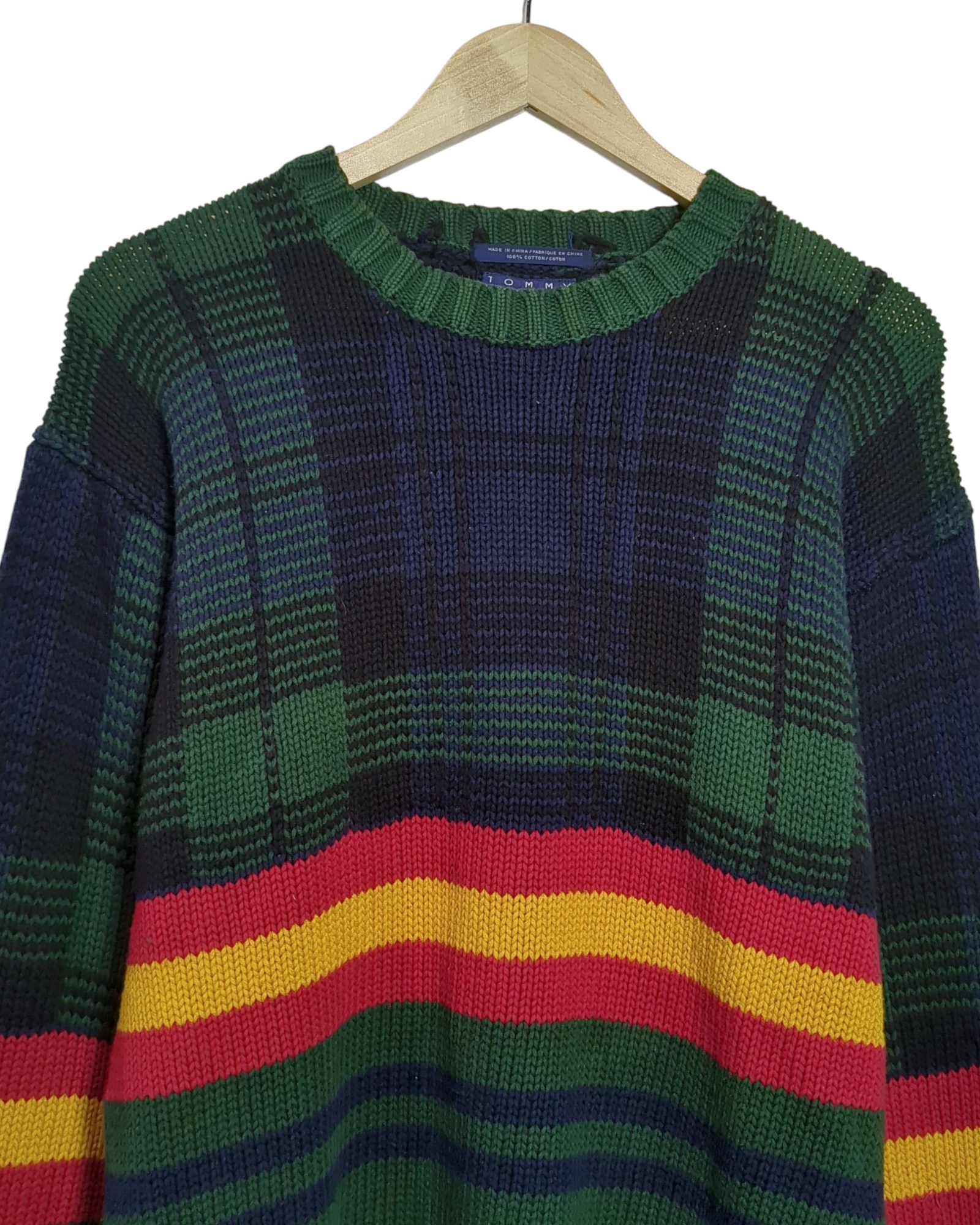 Tommy Hilfiger 90s Knit Jumper - (L)