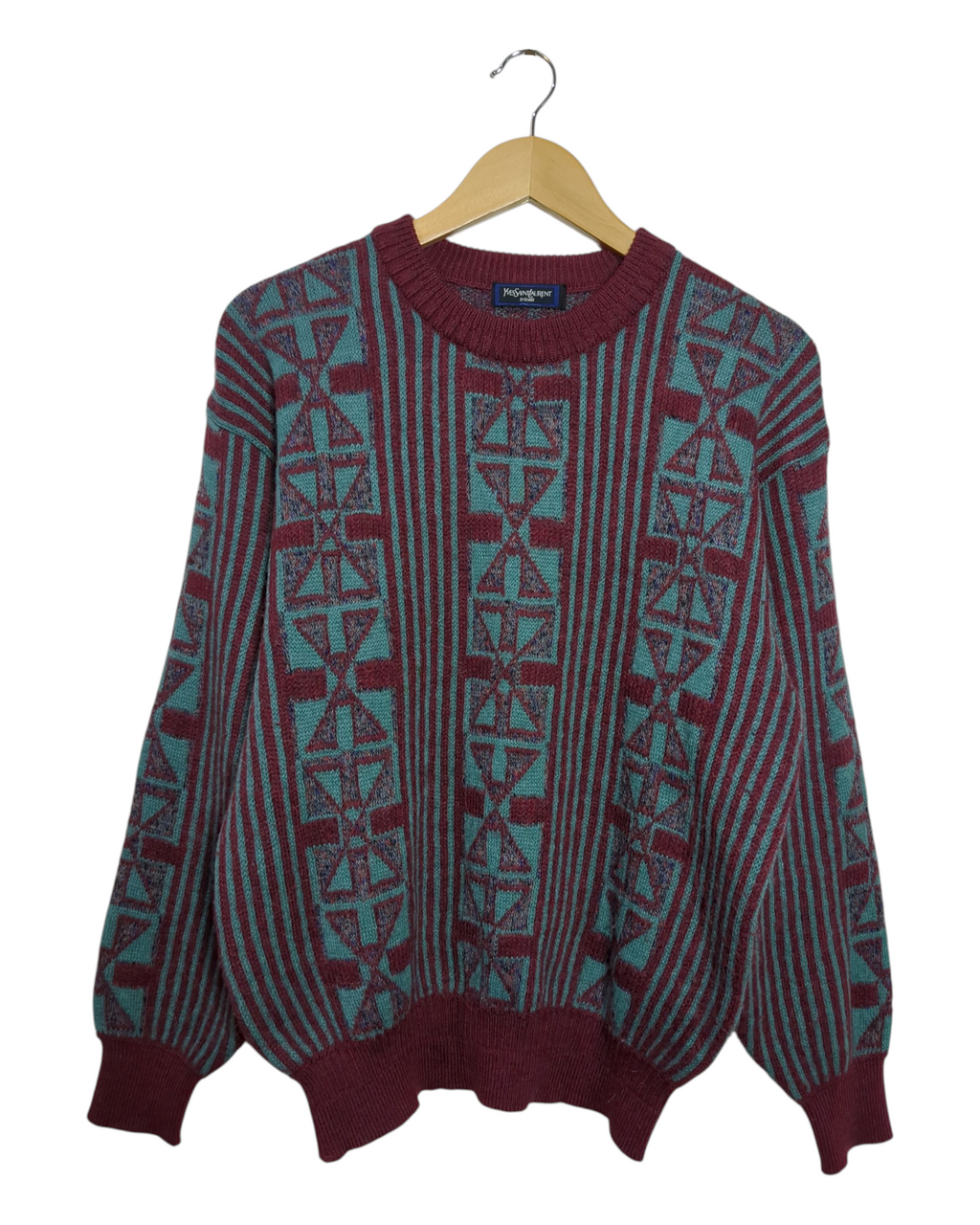 Yves Saint Laurent 80s Acrylic Wool Jumper - (L)