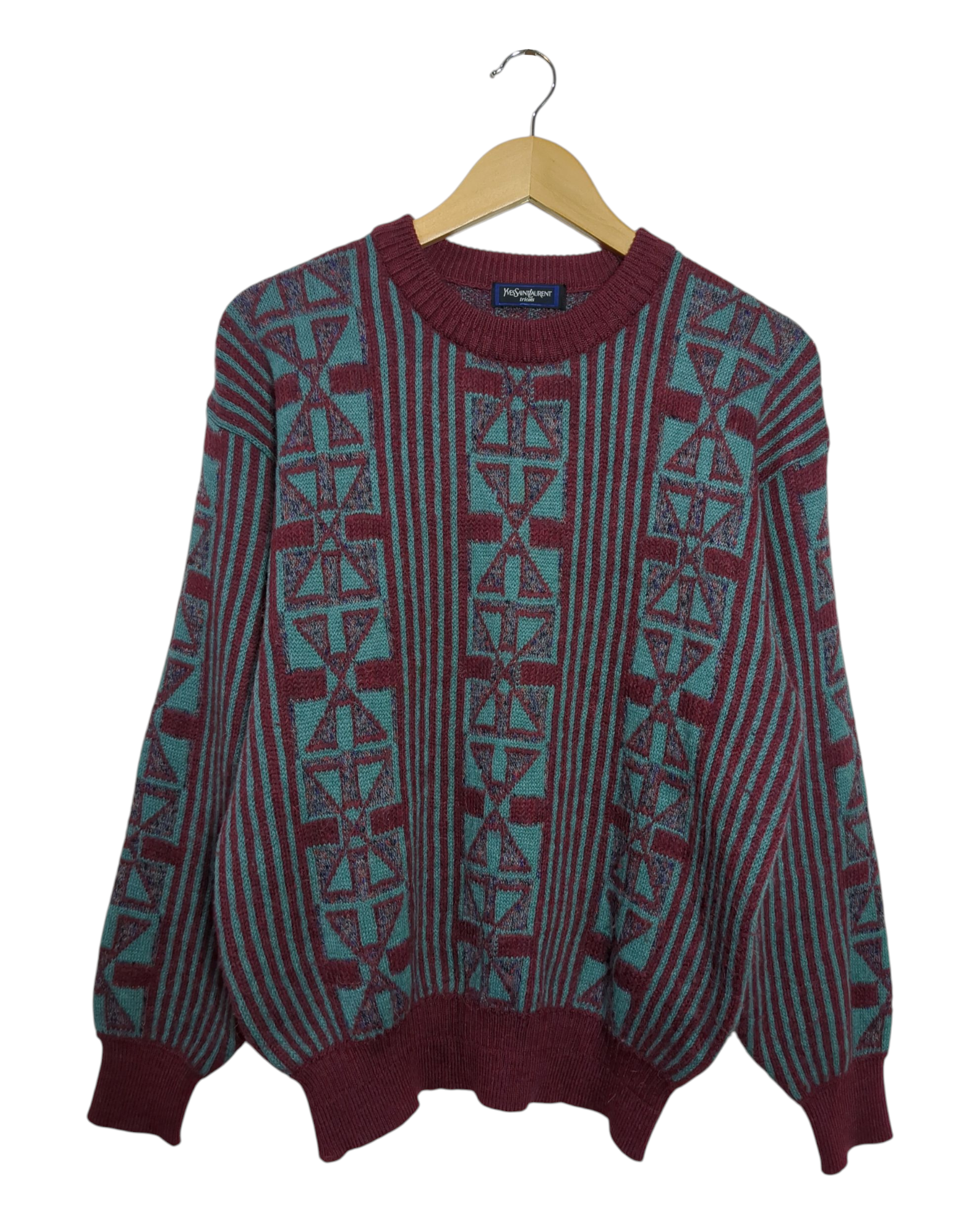 Yves Saint Laurent 80s Acrylic Wool Jumper - (L)
