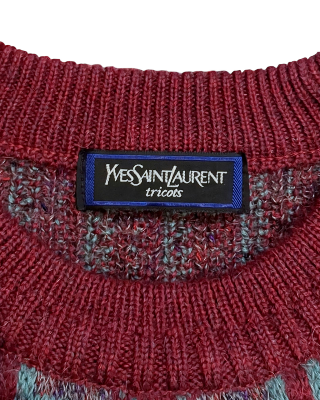 Yves Saint Laurent 80s Acrylic Wool Jumper - (L)