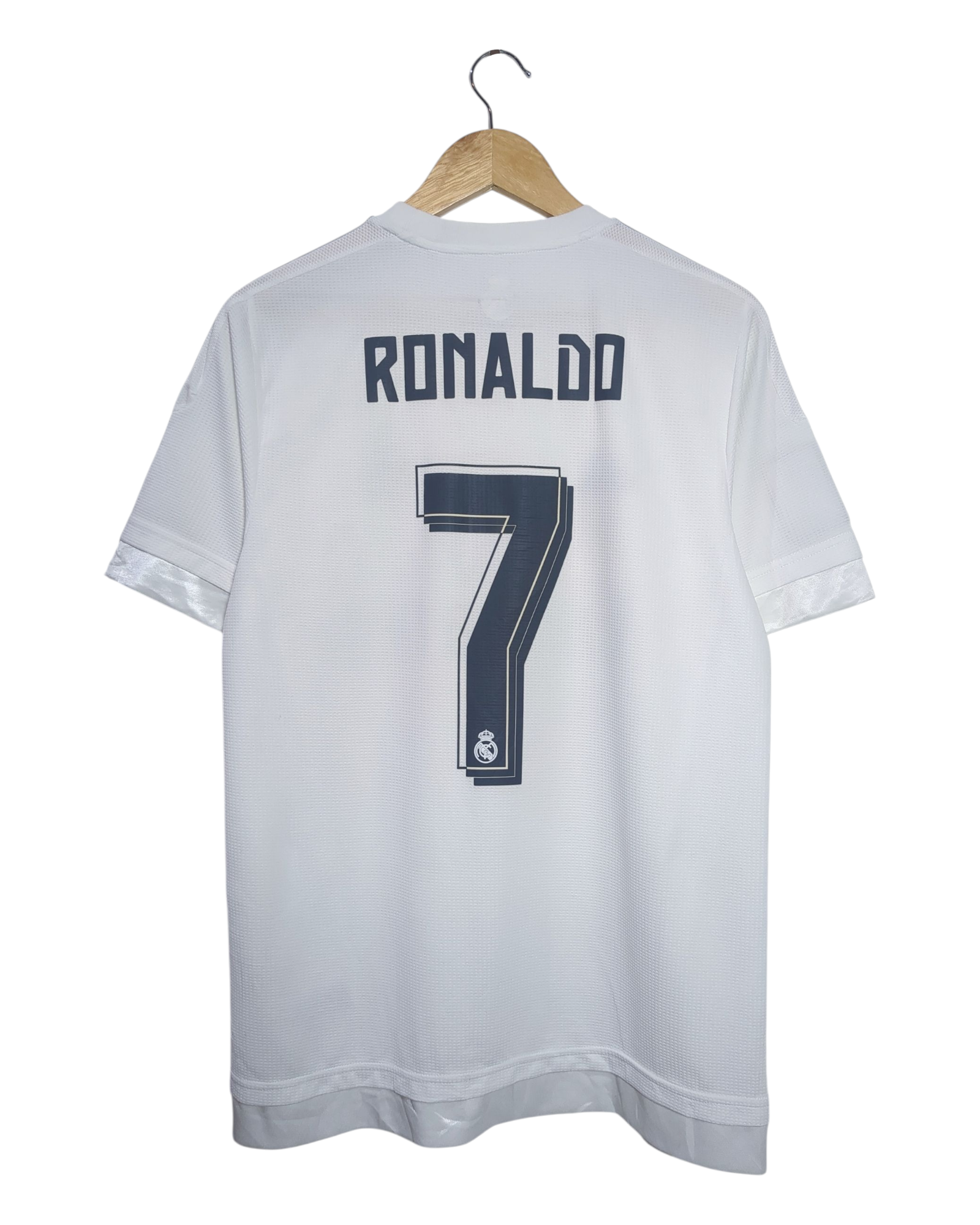 2015-16 Real Madrid Adidas Home Shirt #7 Ronaldo - (M)