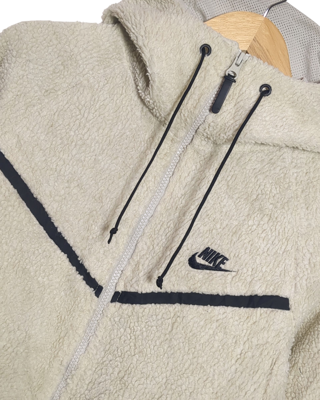 Nike Tech Fleece Sherpa Windrunner Zip Up Fleece - (M)