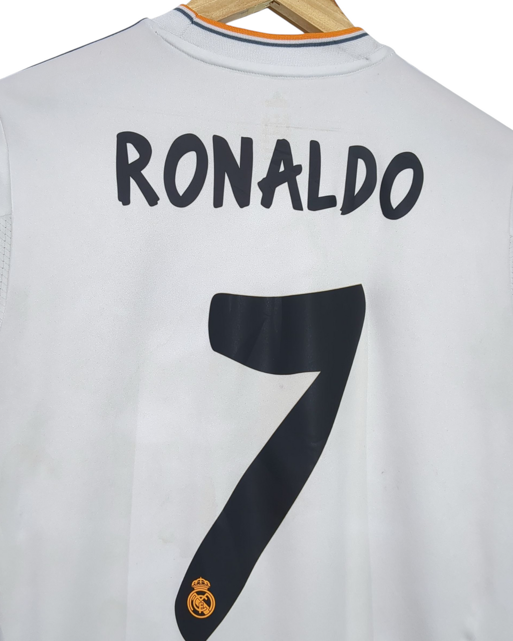2013-14 Real Madrid Adidas Home Shirt #7 Ronaldo - (XL.Boys)